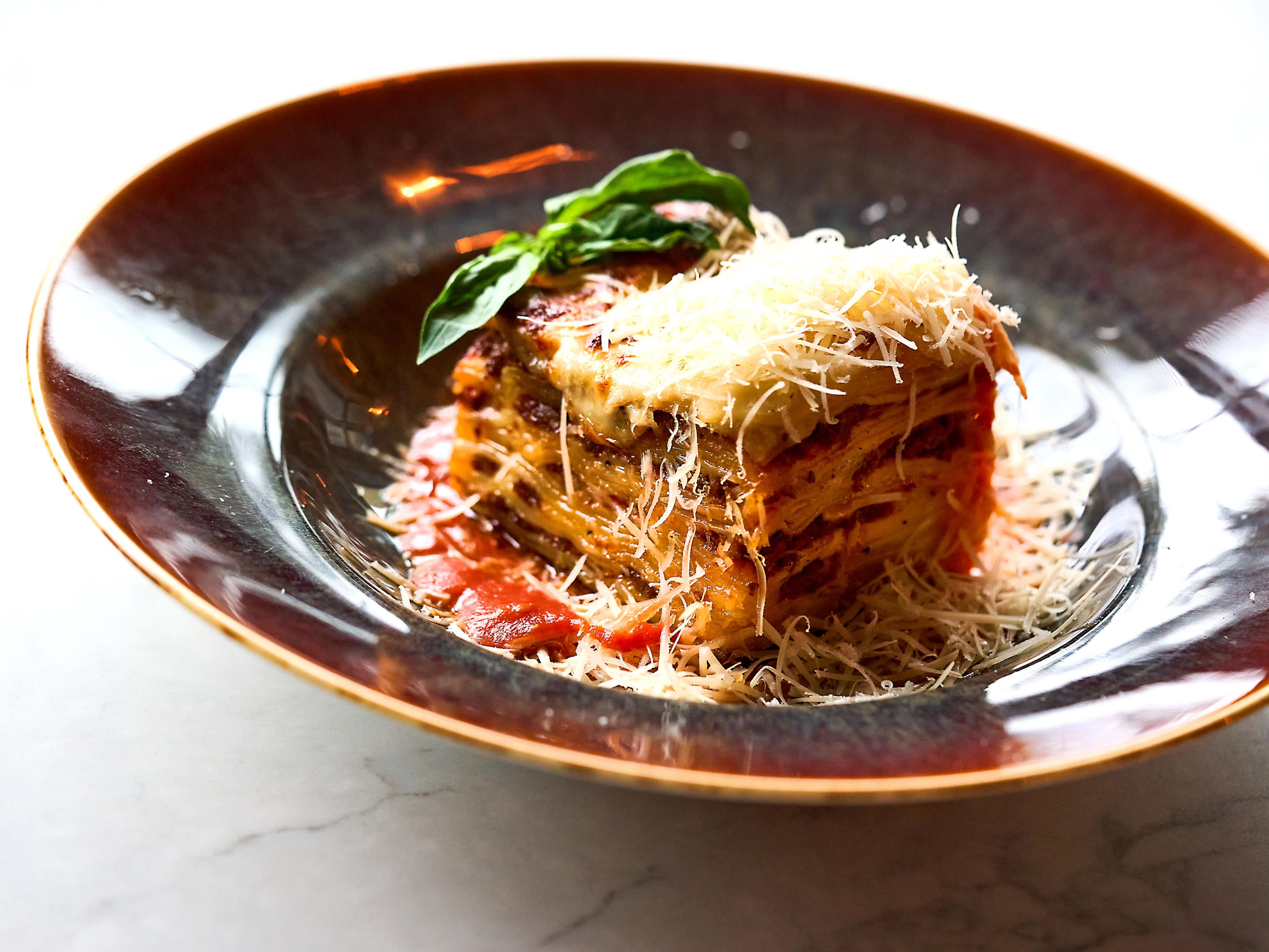 Our Lasagna della Nonna is a 12-layered indulgence