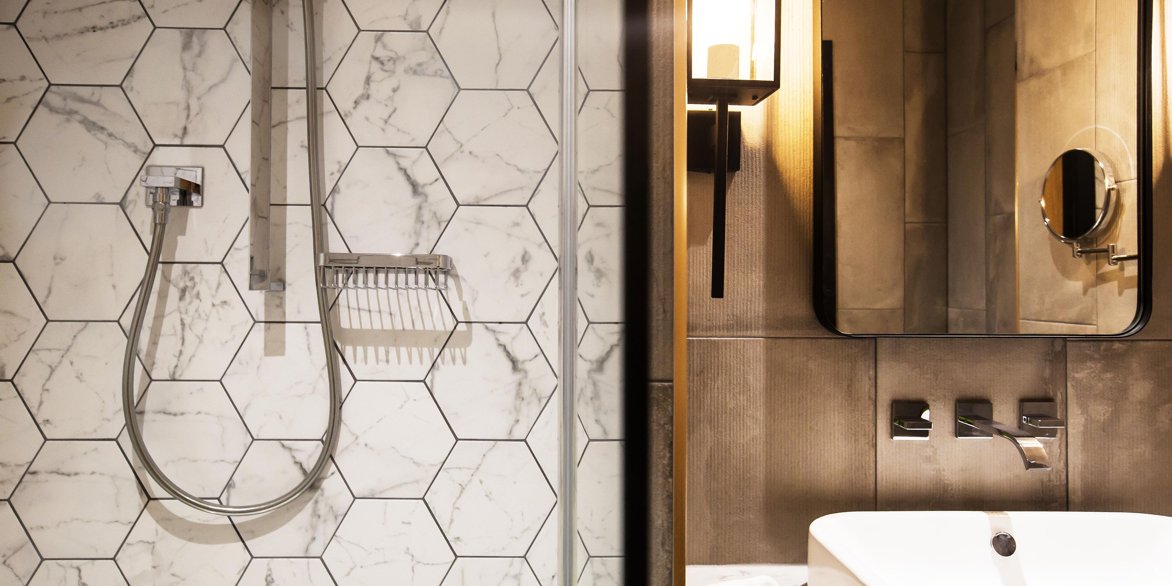 Rainfall showers at Hotel Indigo