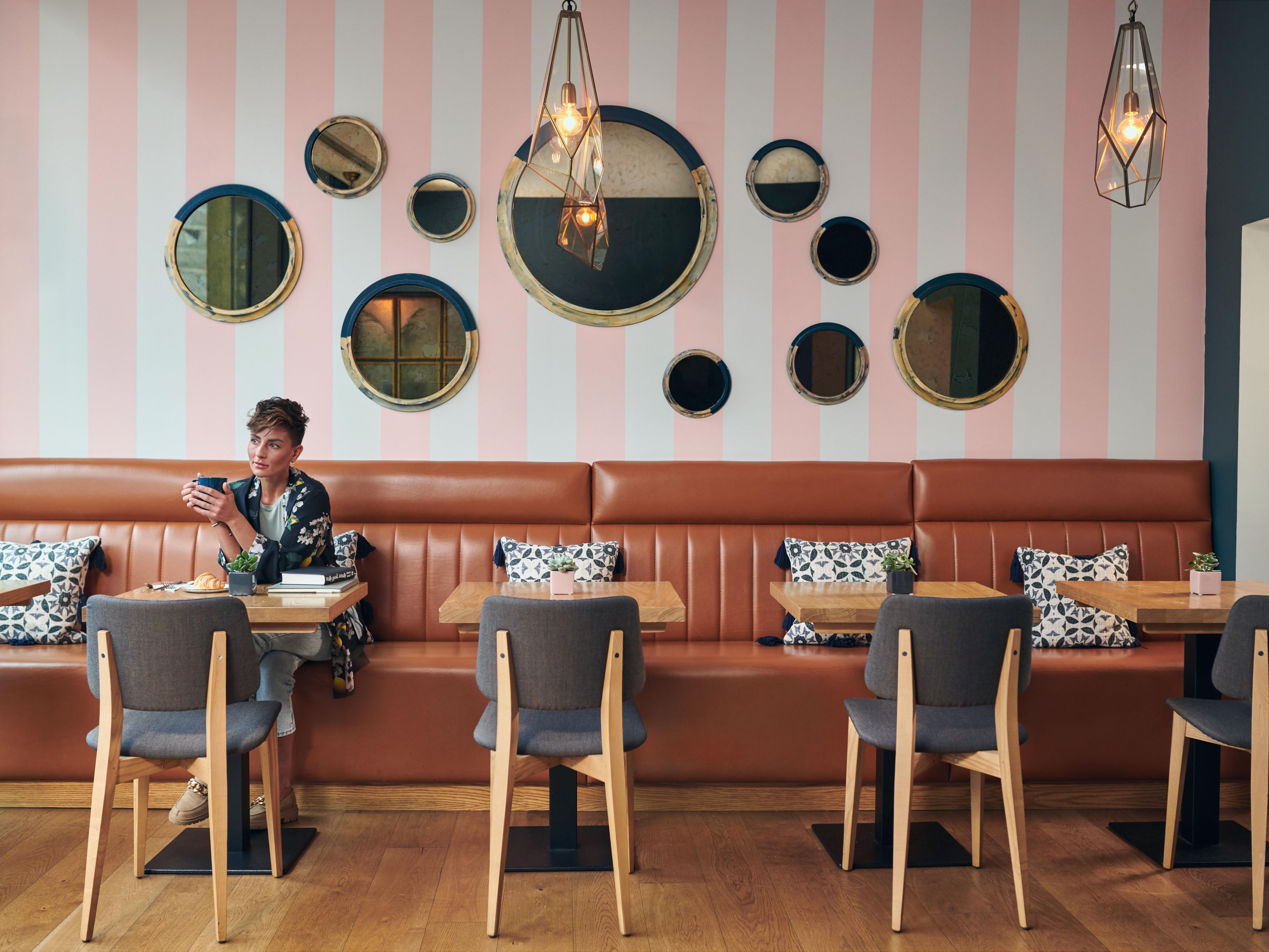Our Todd St Cafe provides a cosy space to relax and work from.