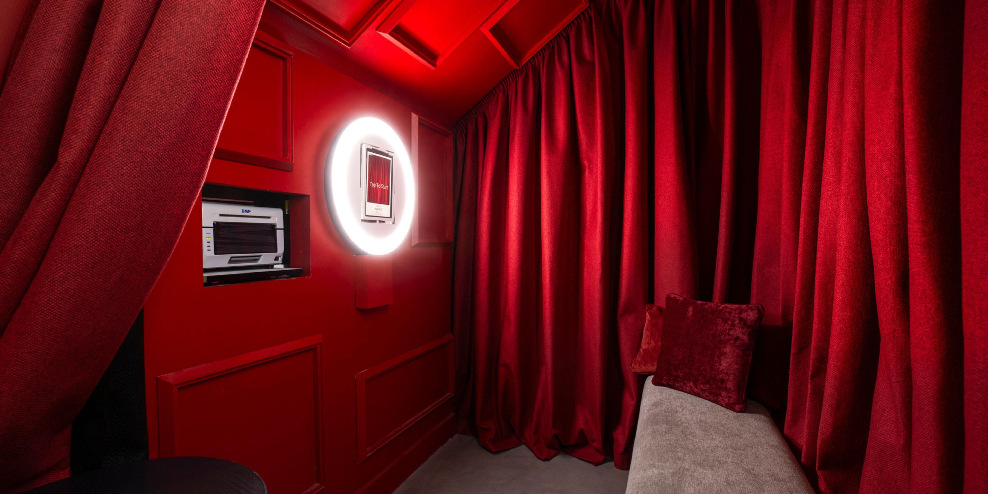 Snap a memory of your stay in our very own Photo Booth