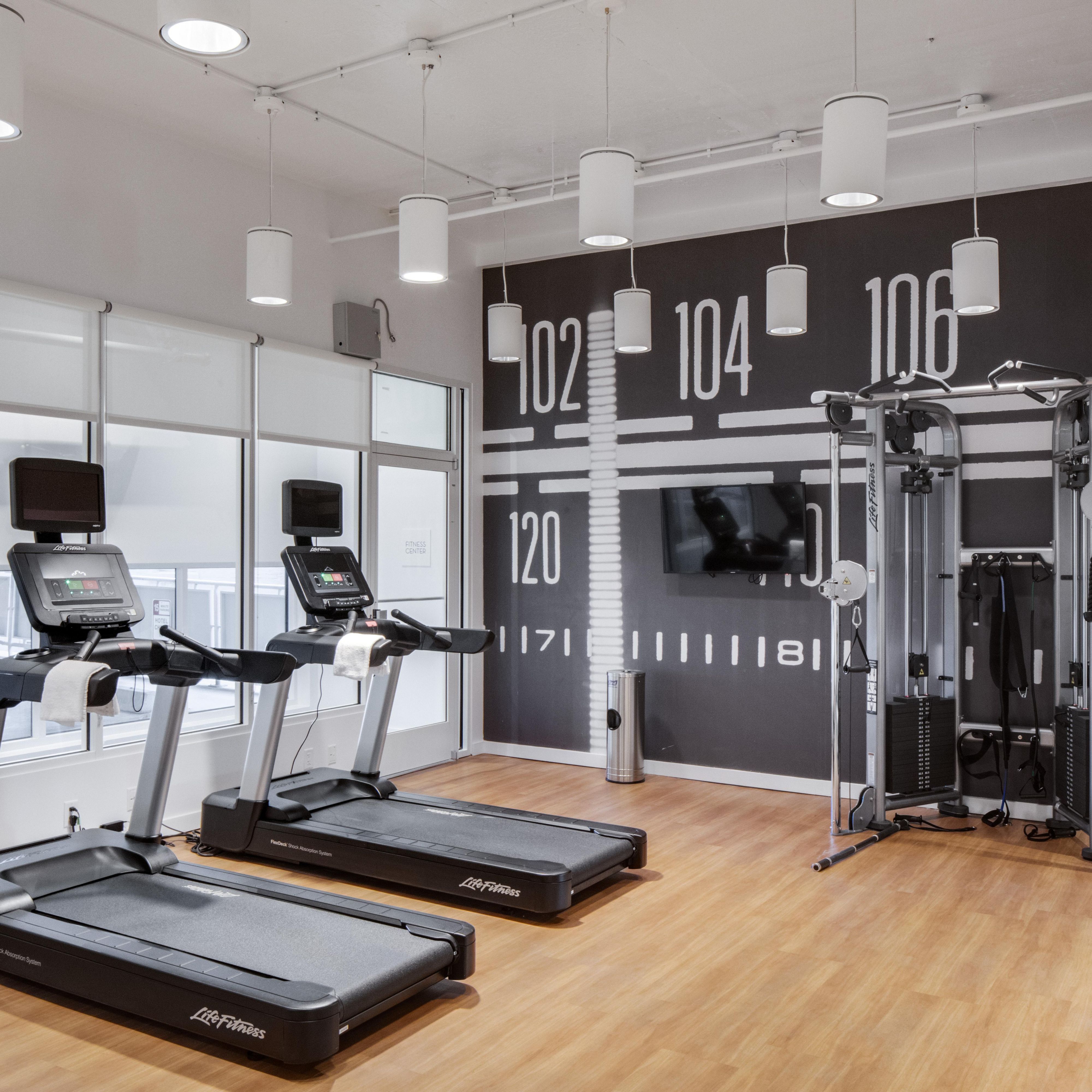Stay energized 24-hour fitness center with Life Fitness equipment