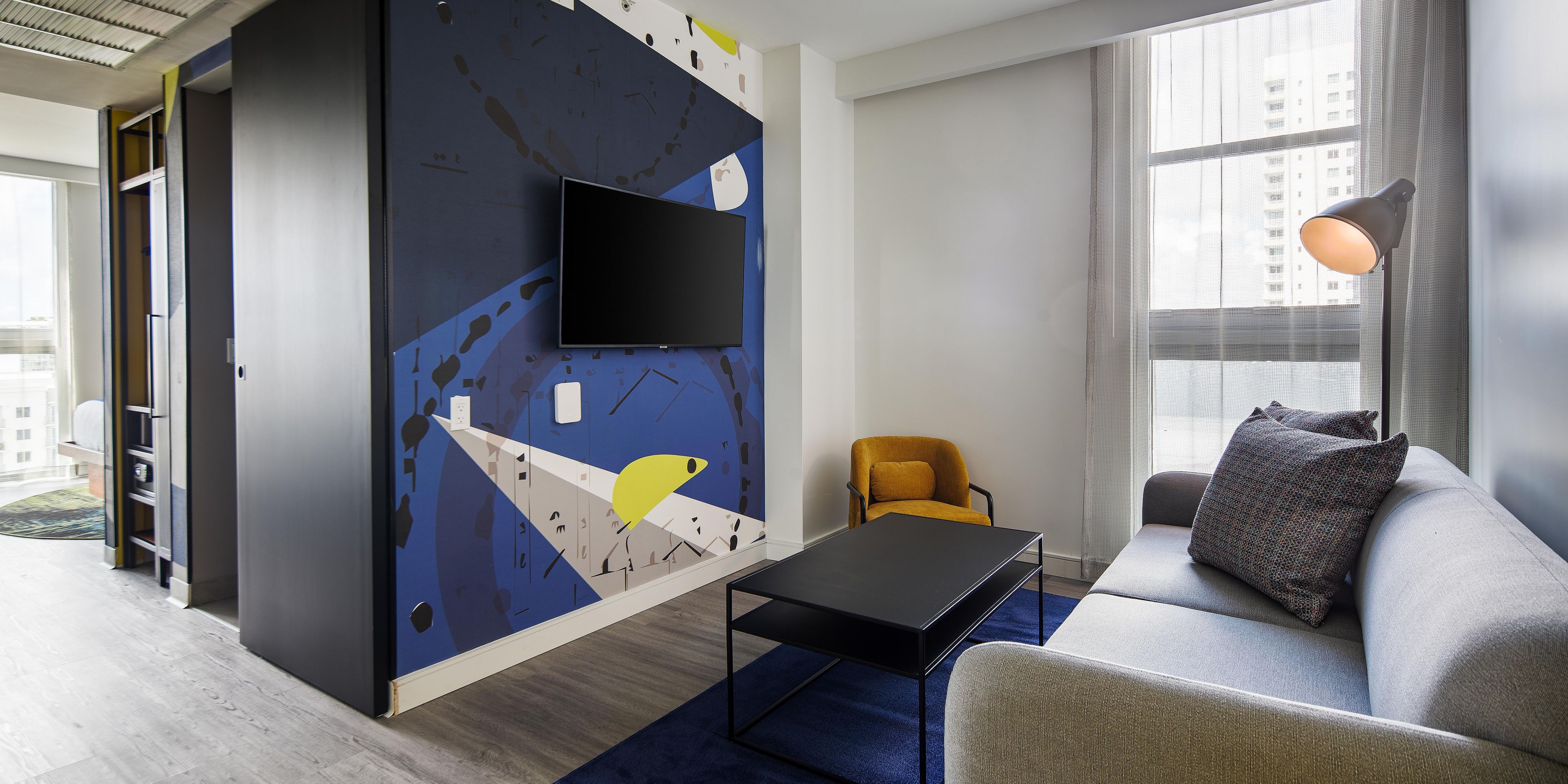 Our room offers comfortable and modern space.