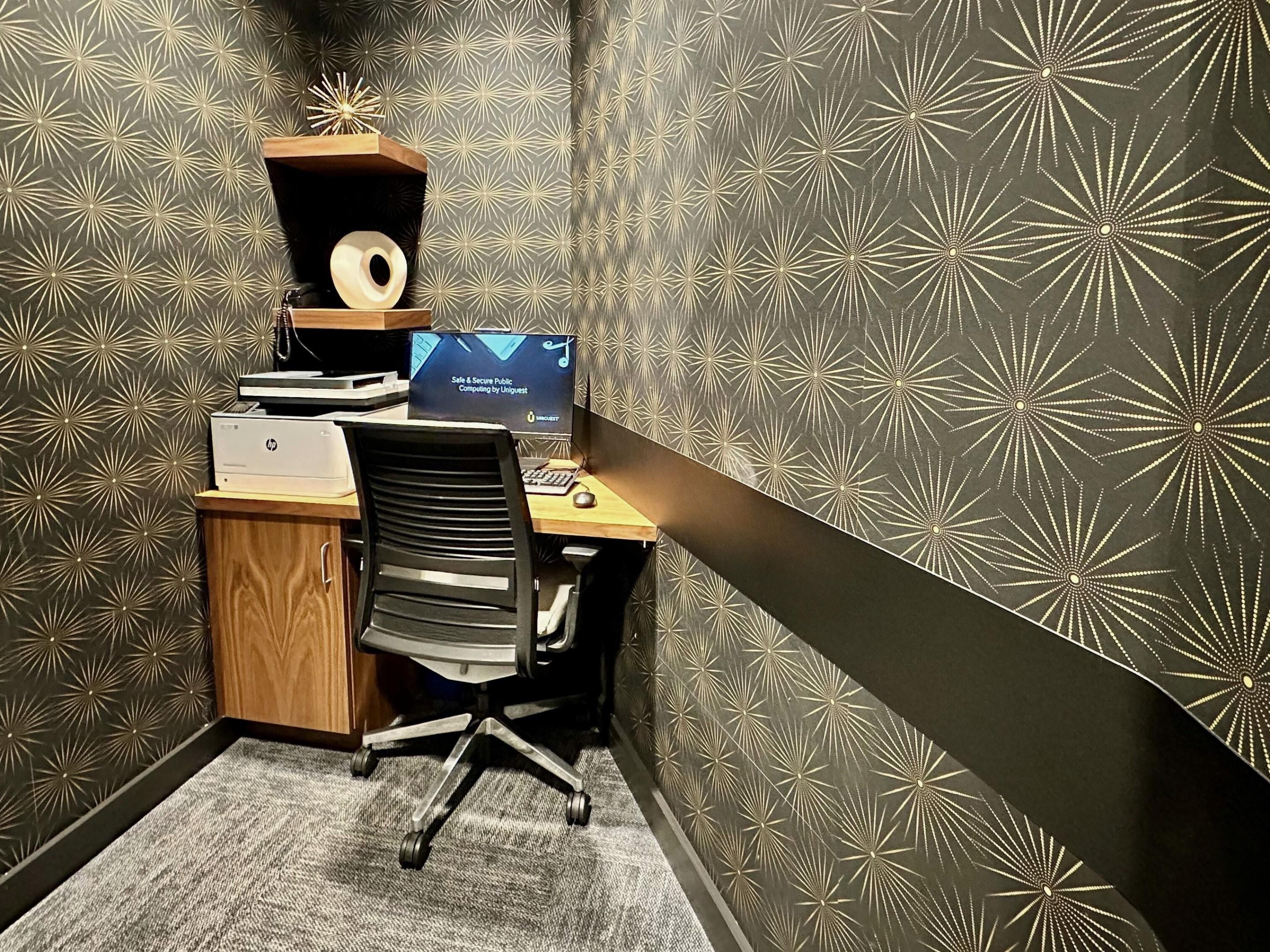 Stay productive in our 24 hour complimentary business center