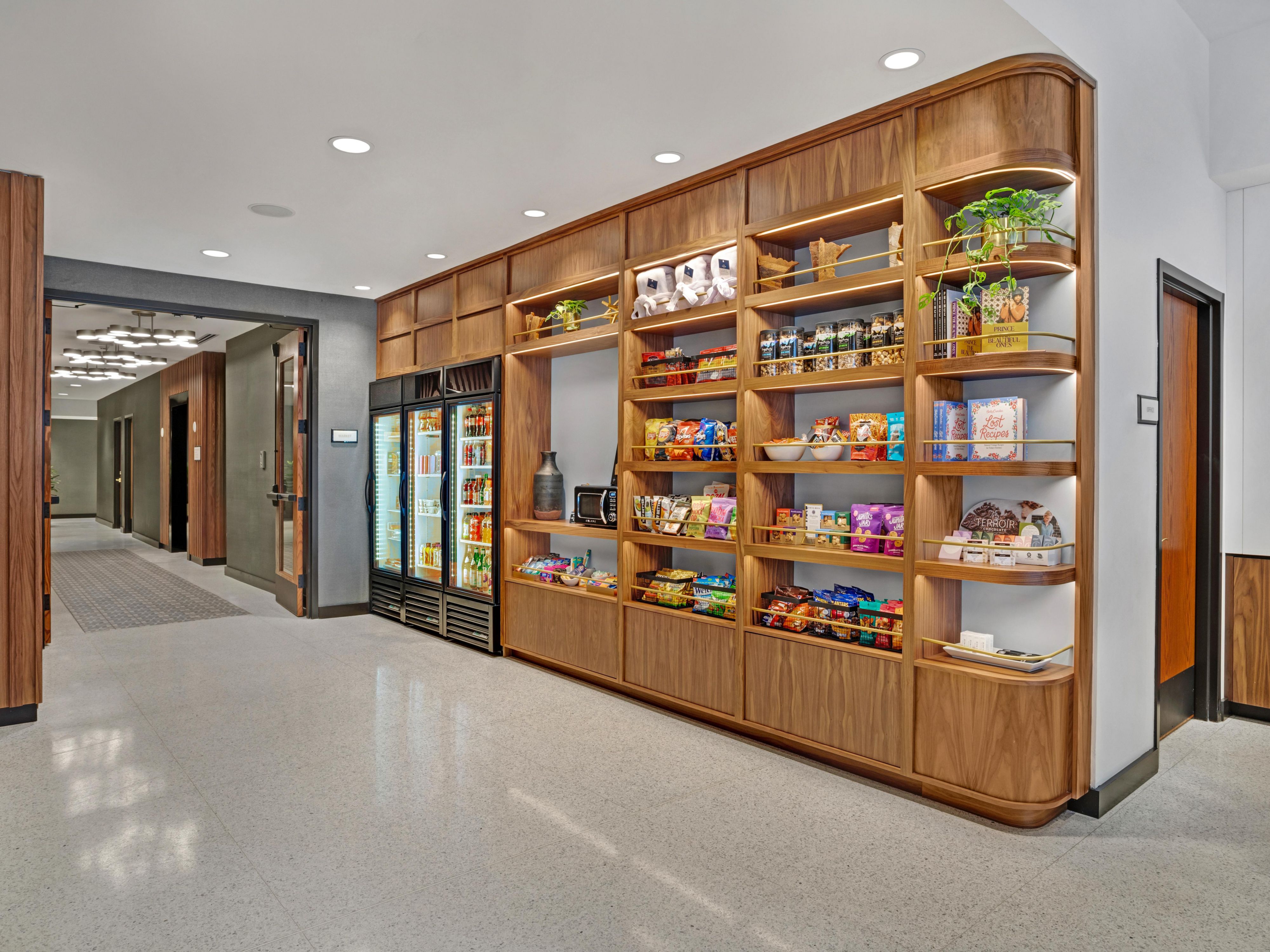 Our market features house made grab and go fresh food and snacks