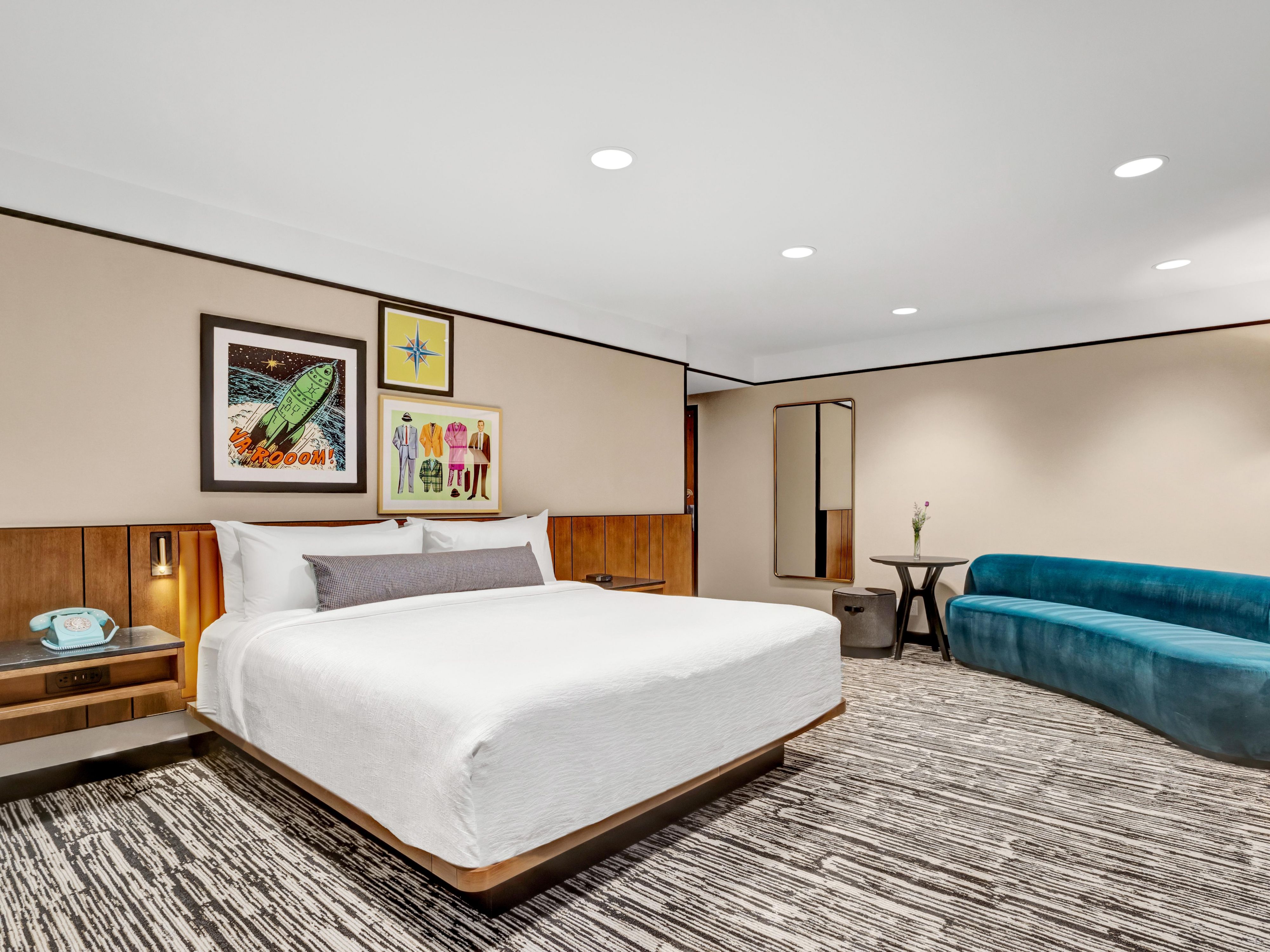 One-bedroom suite with extra space and elevated comfort.