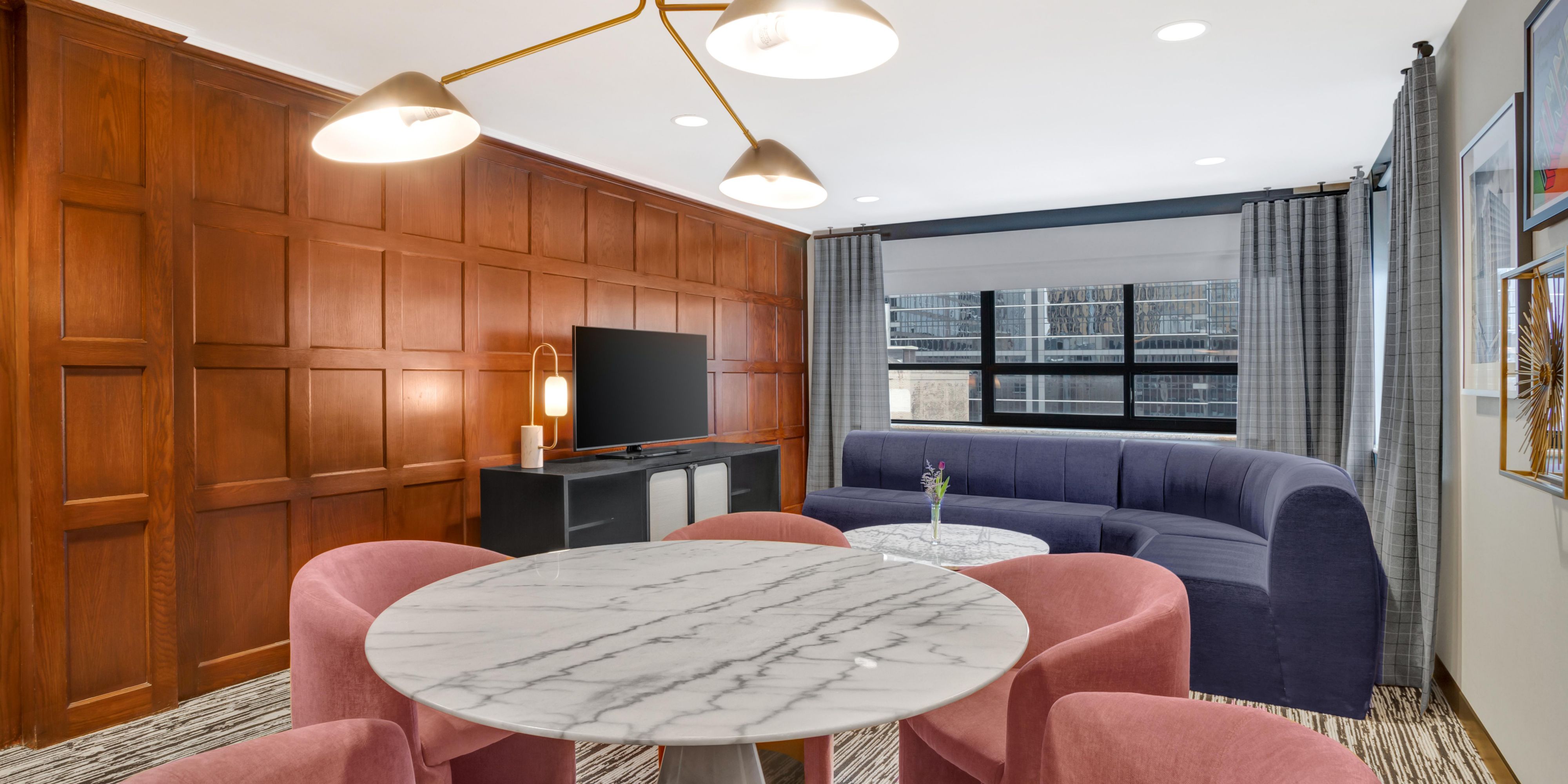 Northstar charm lives on in our 17th floor Library Suite.