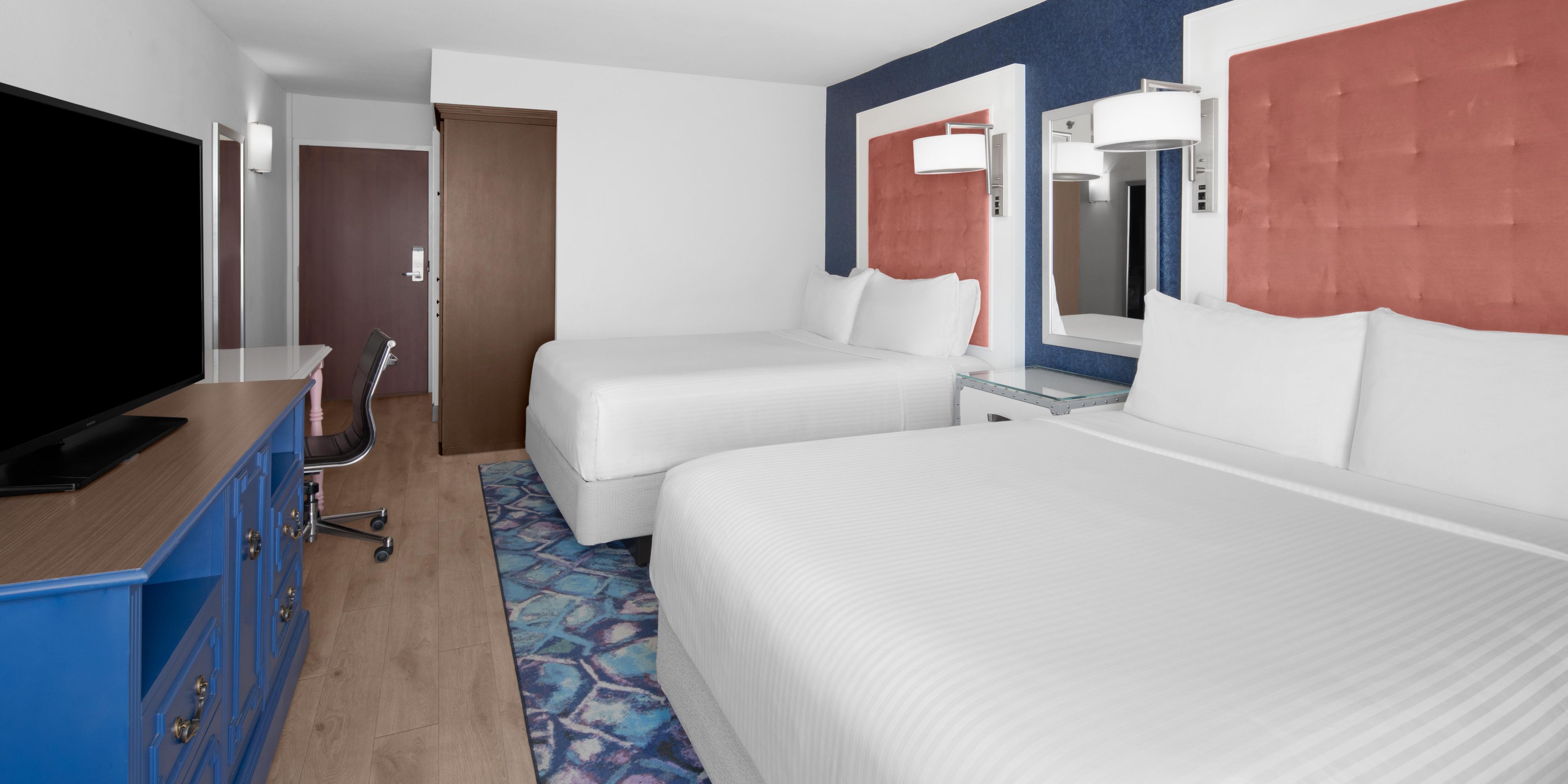 Settle into two queen beds with local charm in Mt. Pleasant SC.
