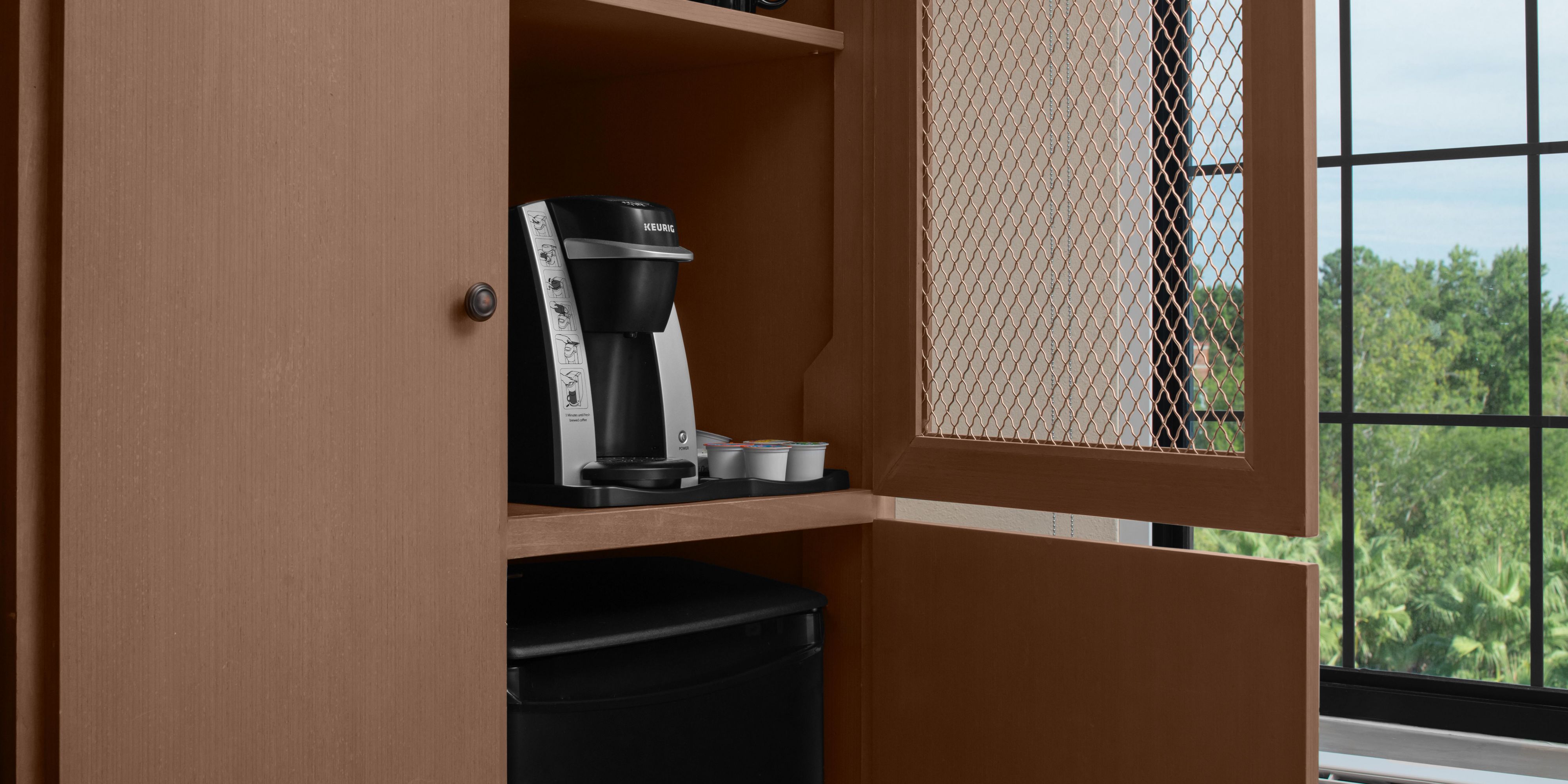 Fuel your day with in-room coffee at our Mt. Pleasant hotel.
