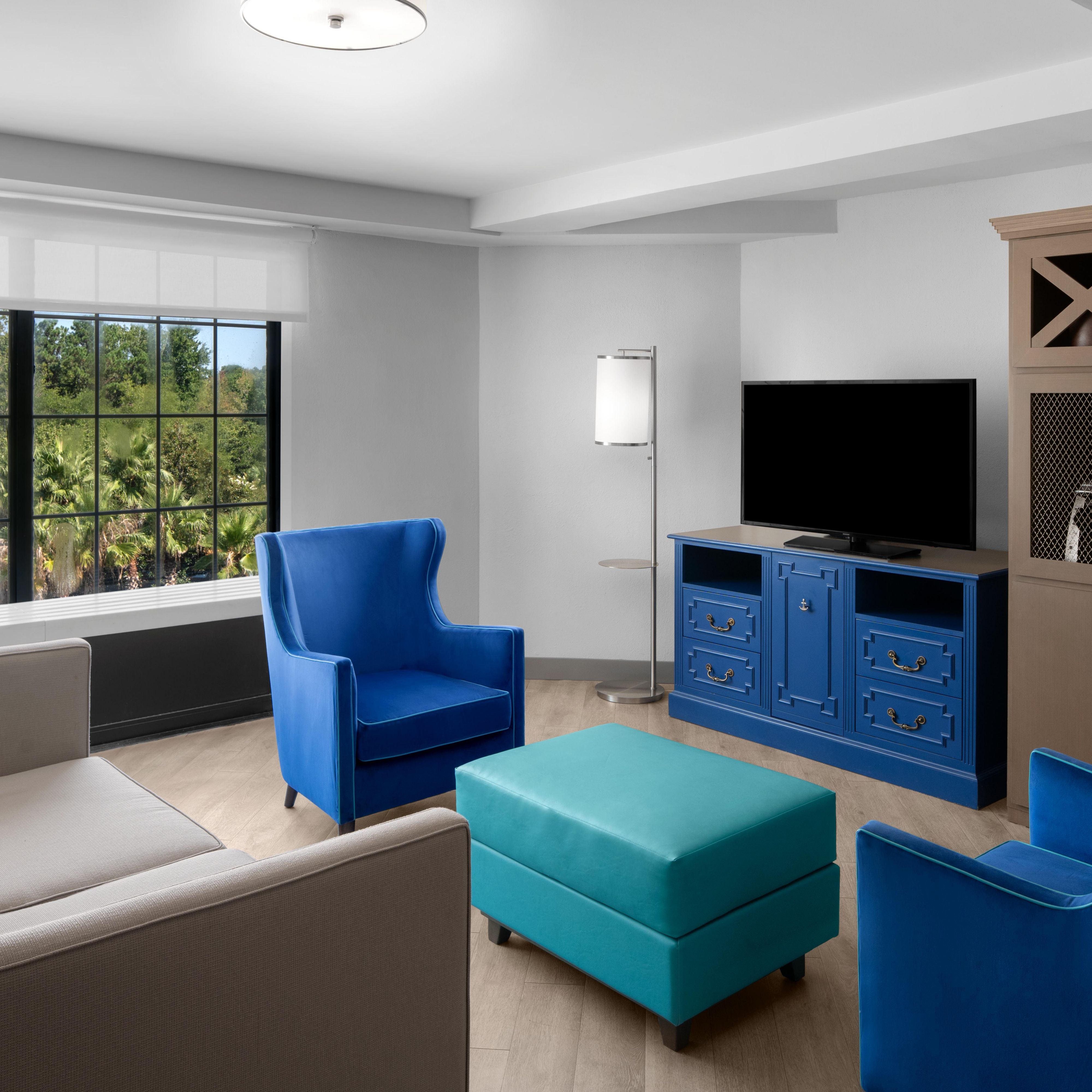 Our King Studio Suites living space