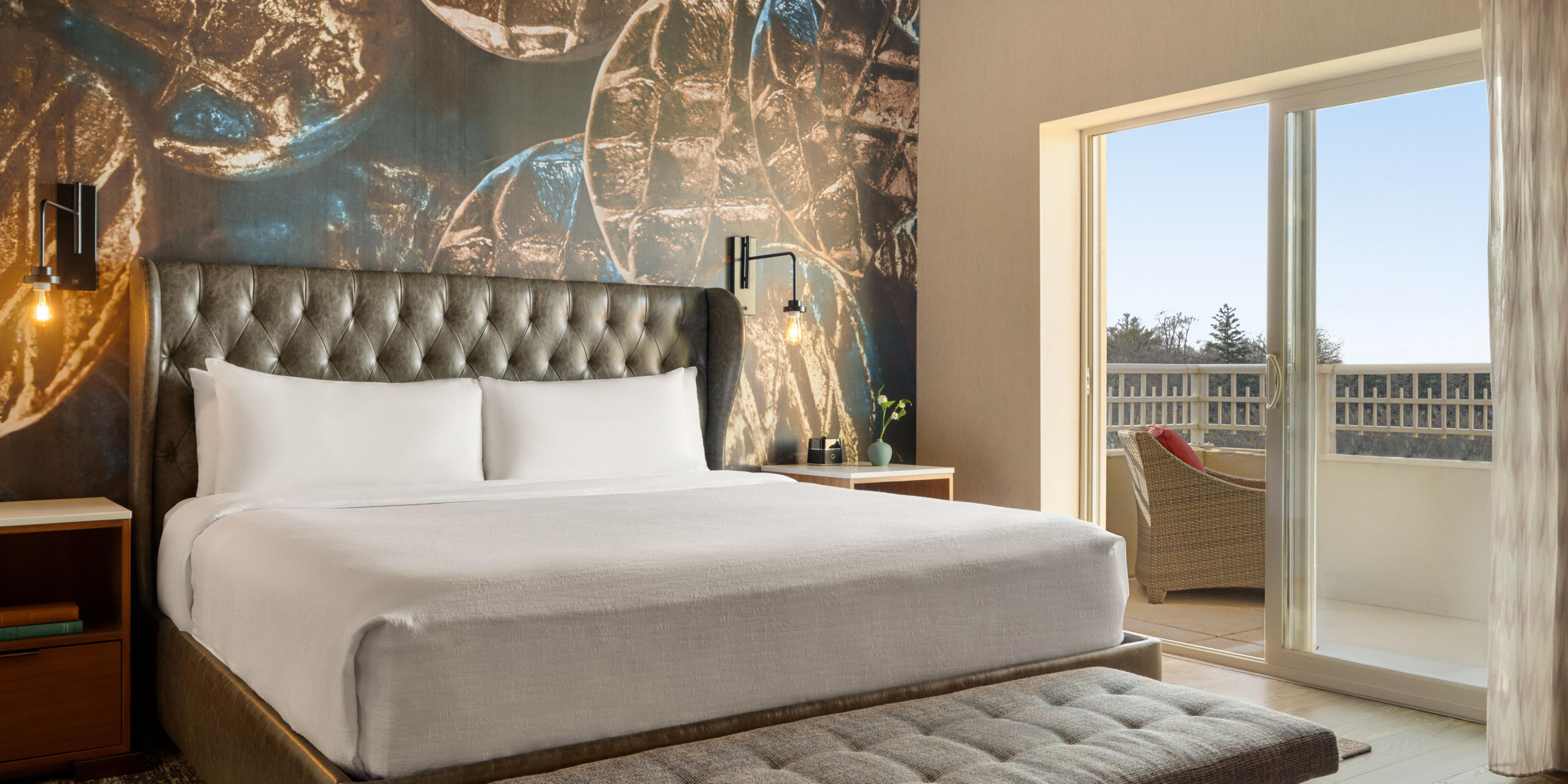 Make yourself at home in our guest rooms.