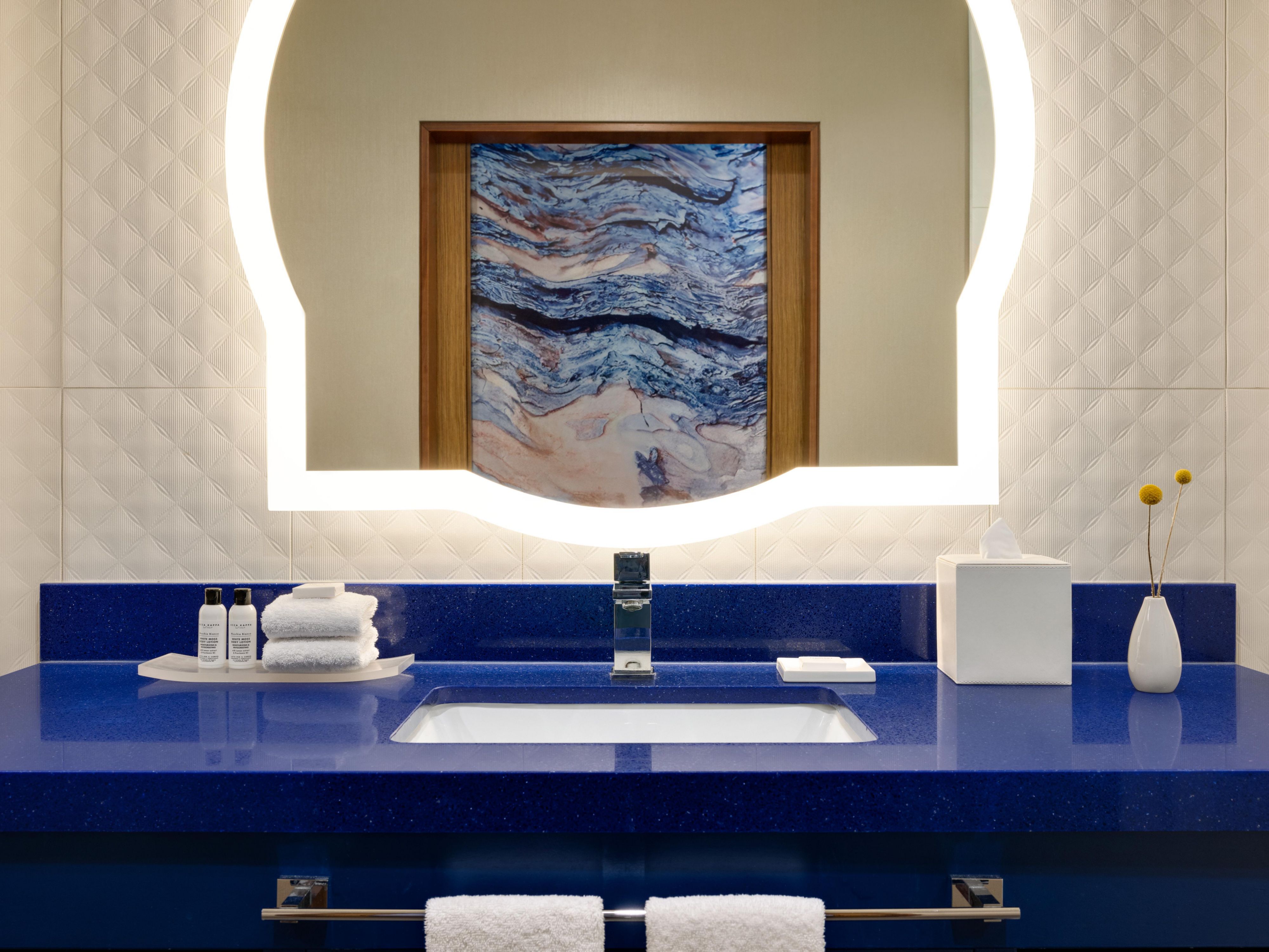 Spacious bathrooms to recharge after a long day.