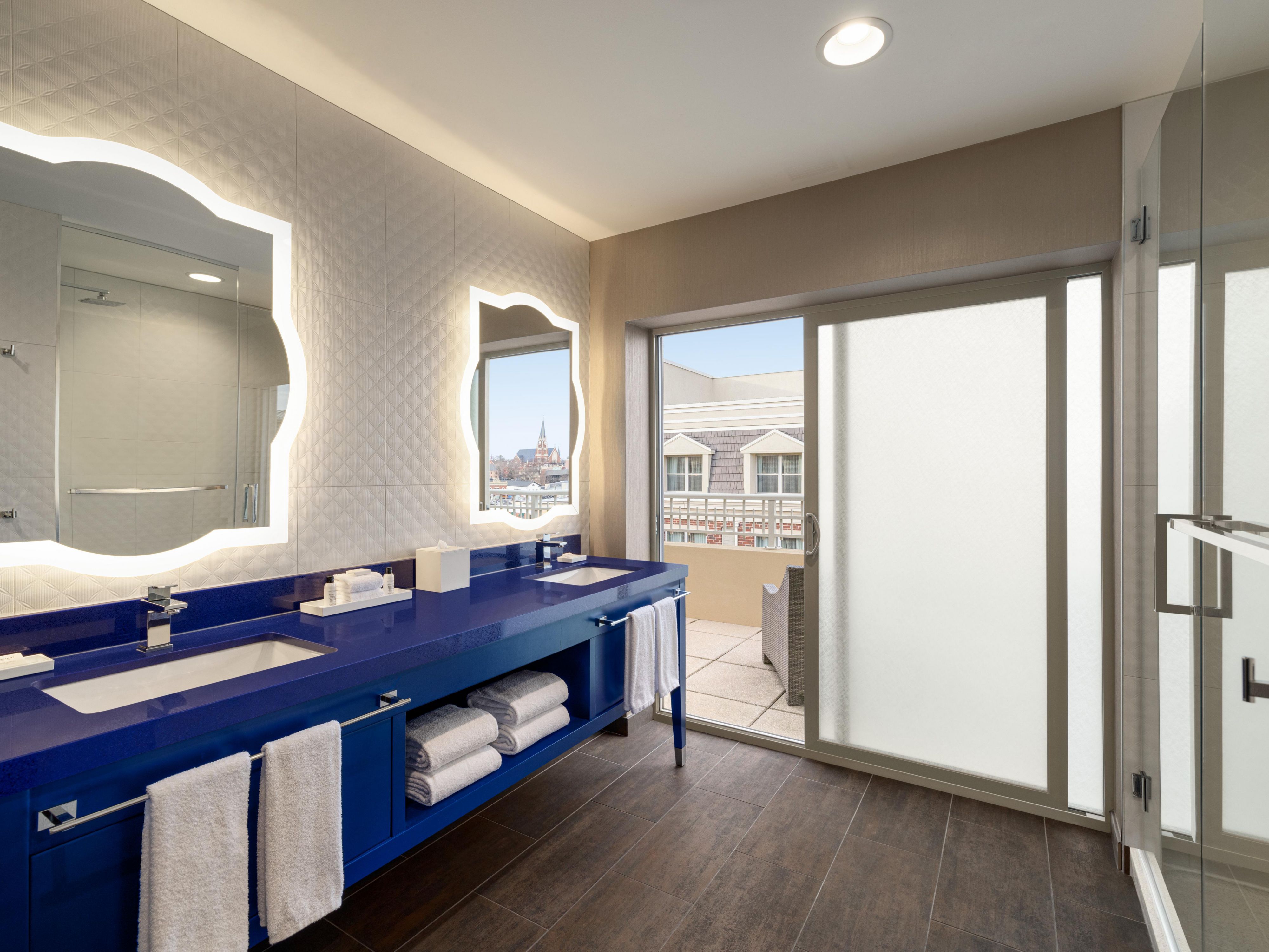 Our bathroom is designed for your comfort and convenience.