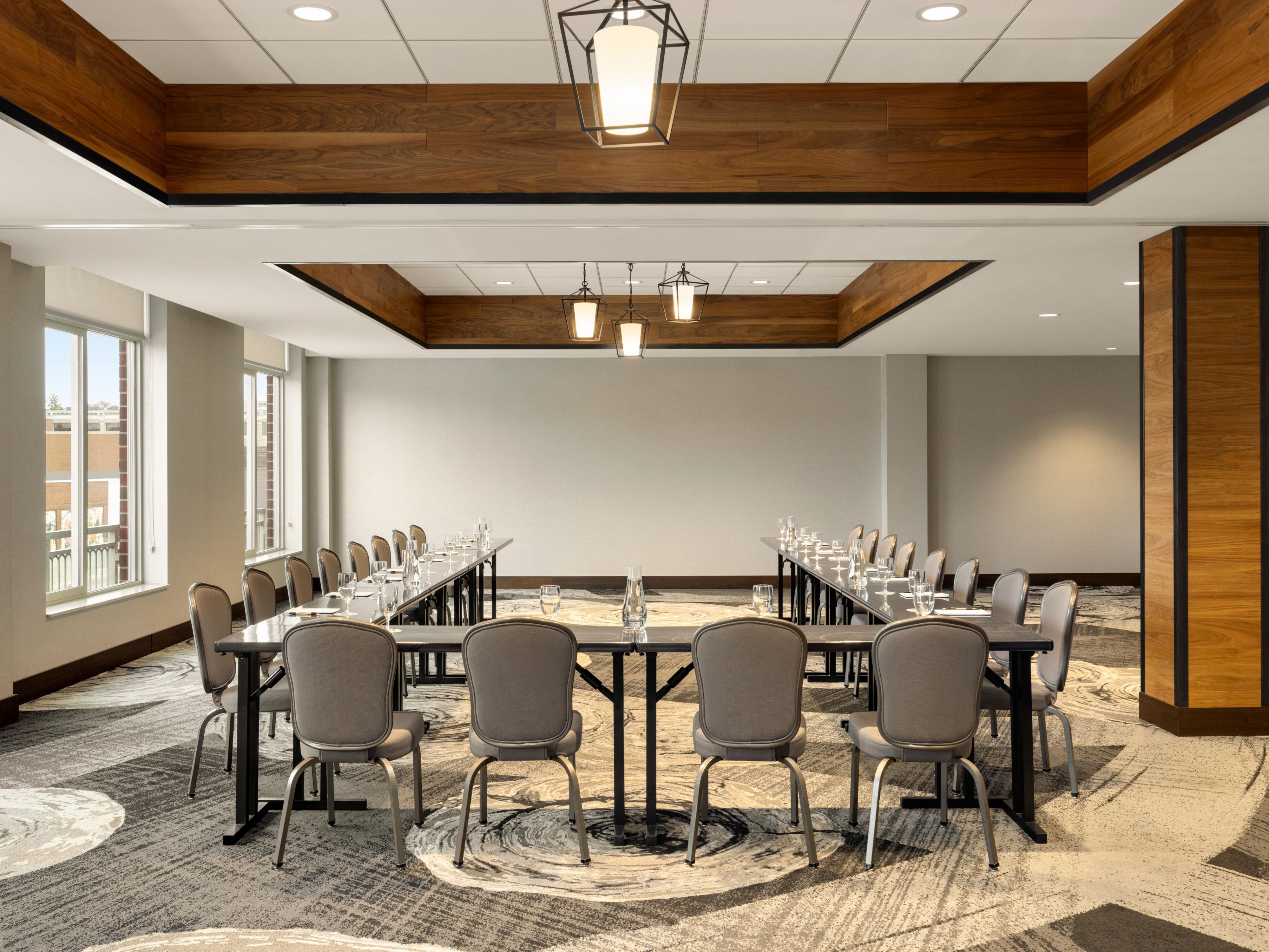 Brilliant lighting and lightning fast WIFI in every meeting room. 