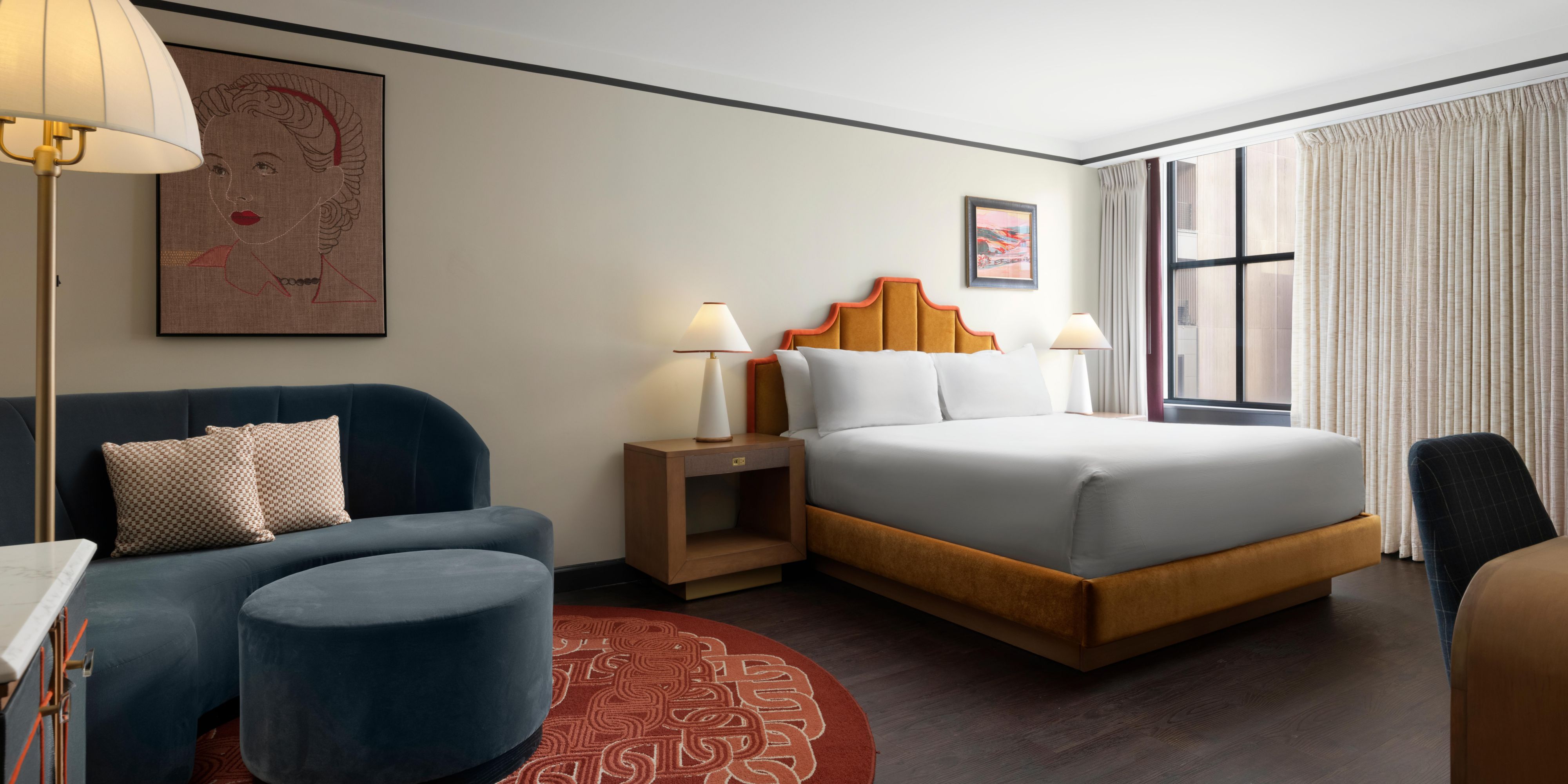 King Suite Variation with Plush Seating Area