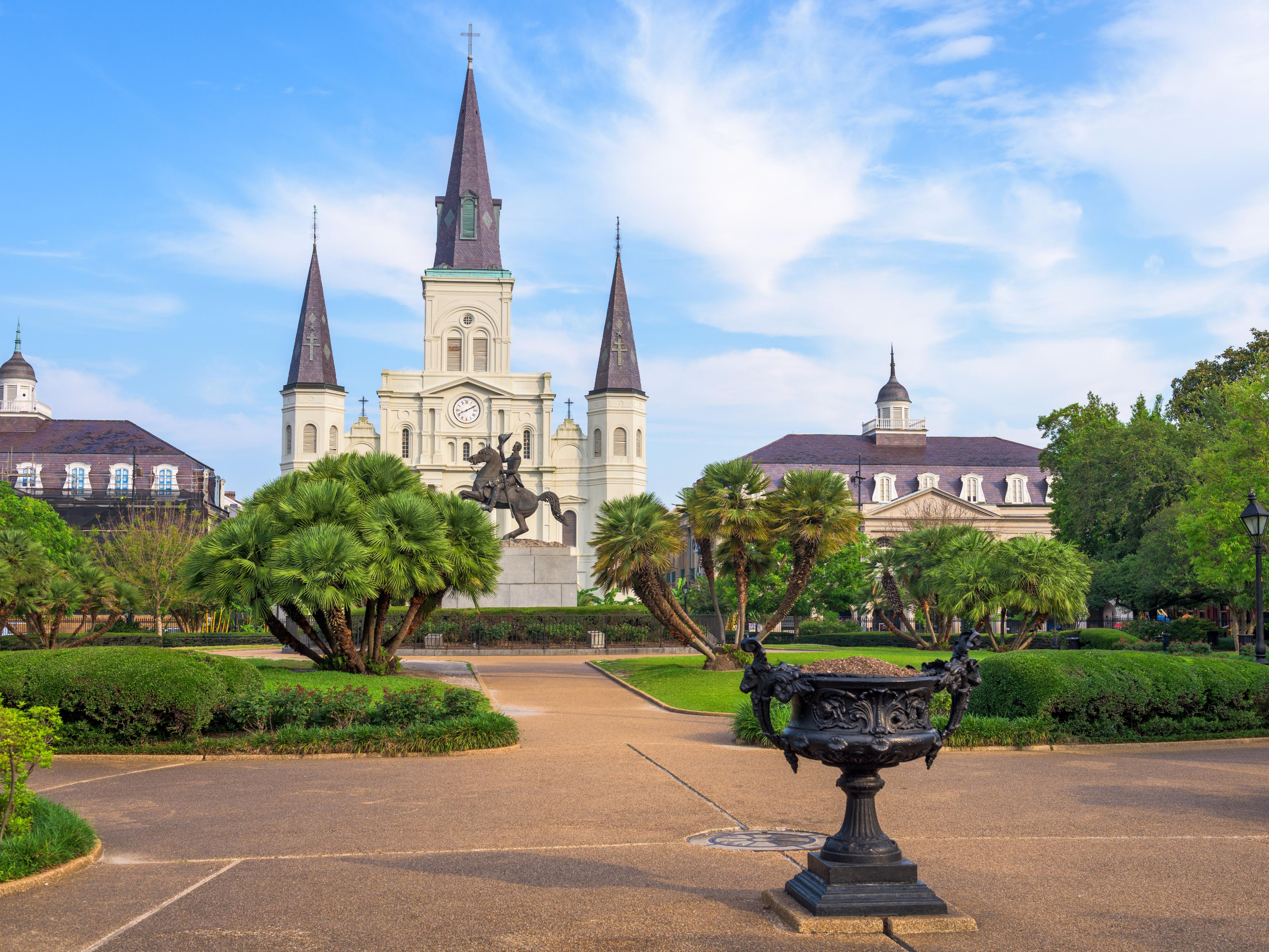 Enjoy historic and beautiful Jackson Square!