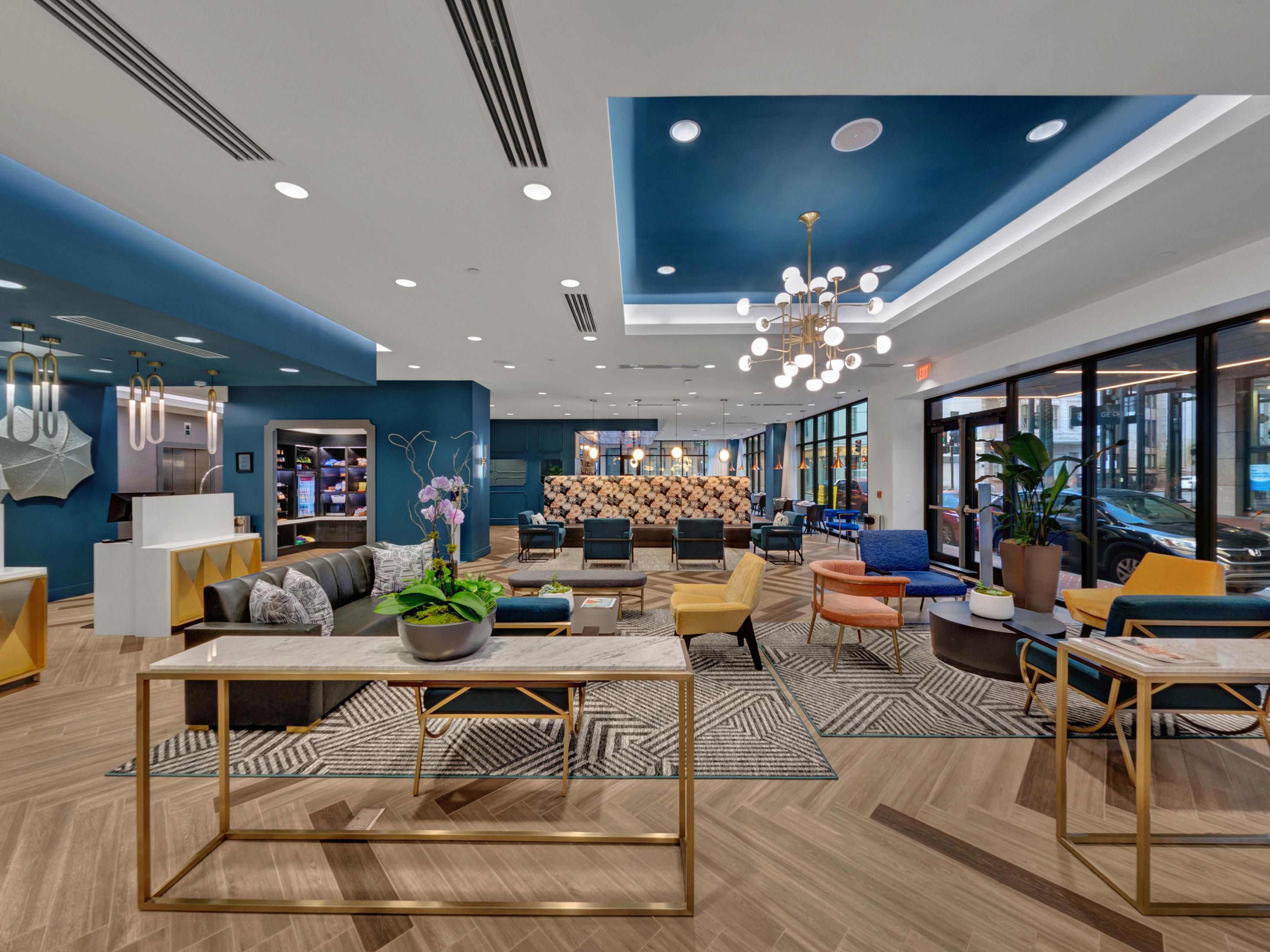 Our lobby waiting area offers seating for your convenience.