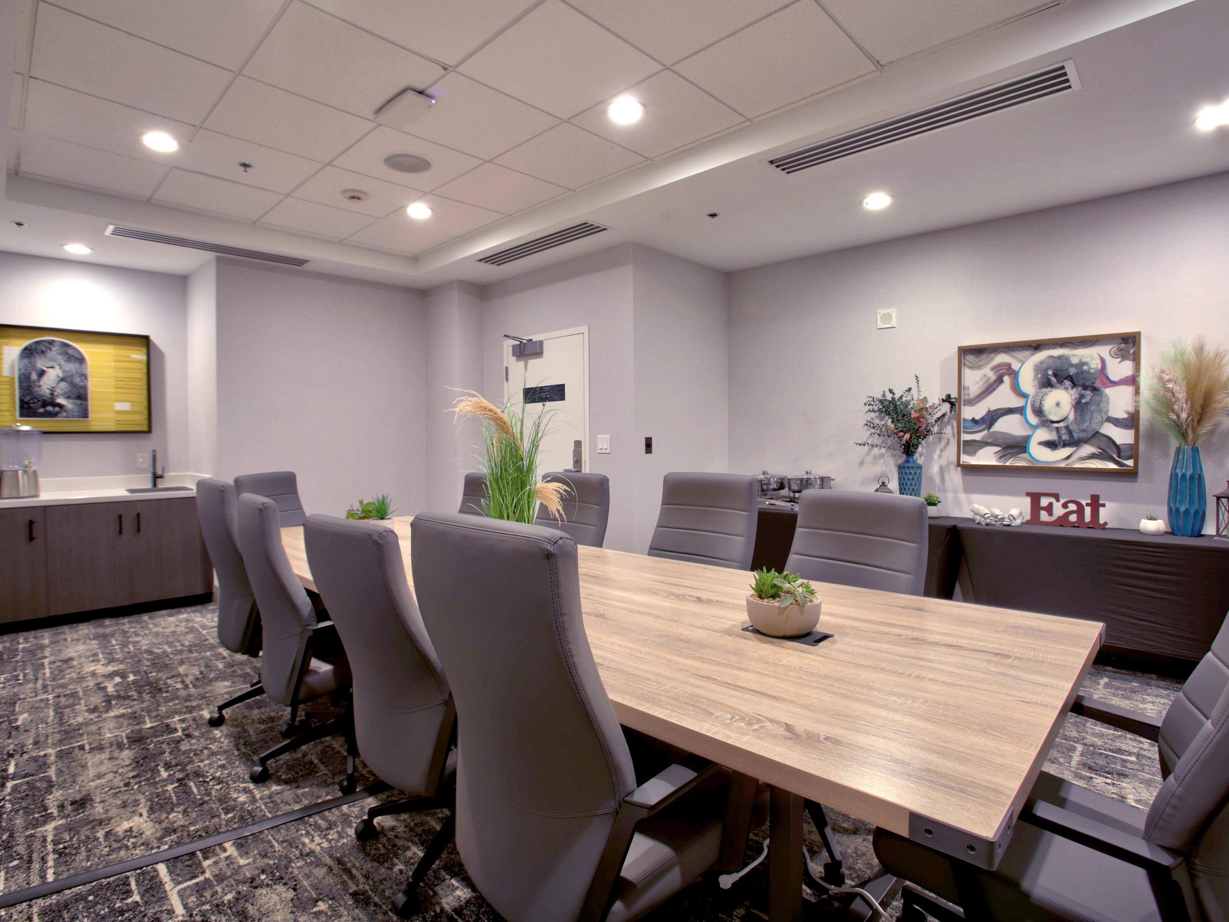 Board room style meeting room