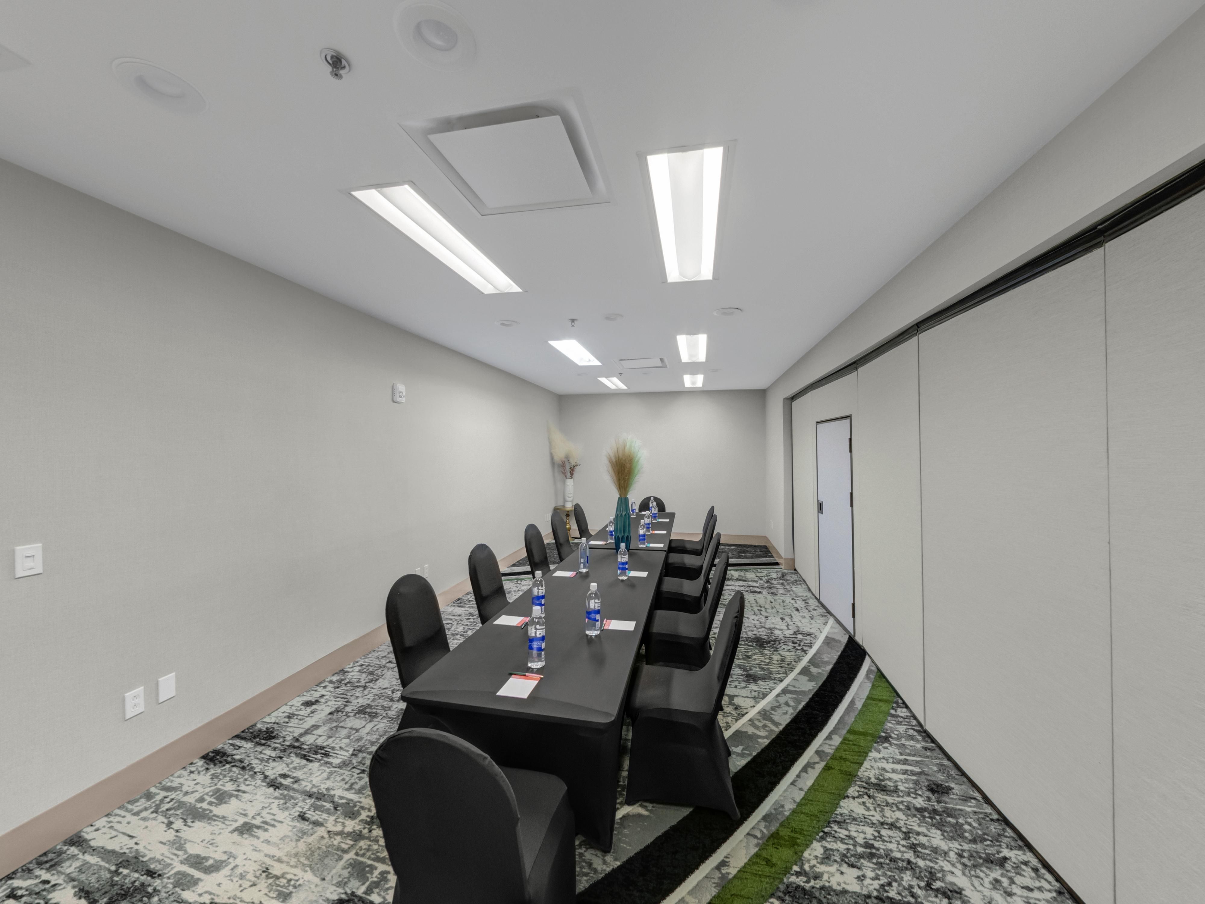 Meeting room with tables