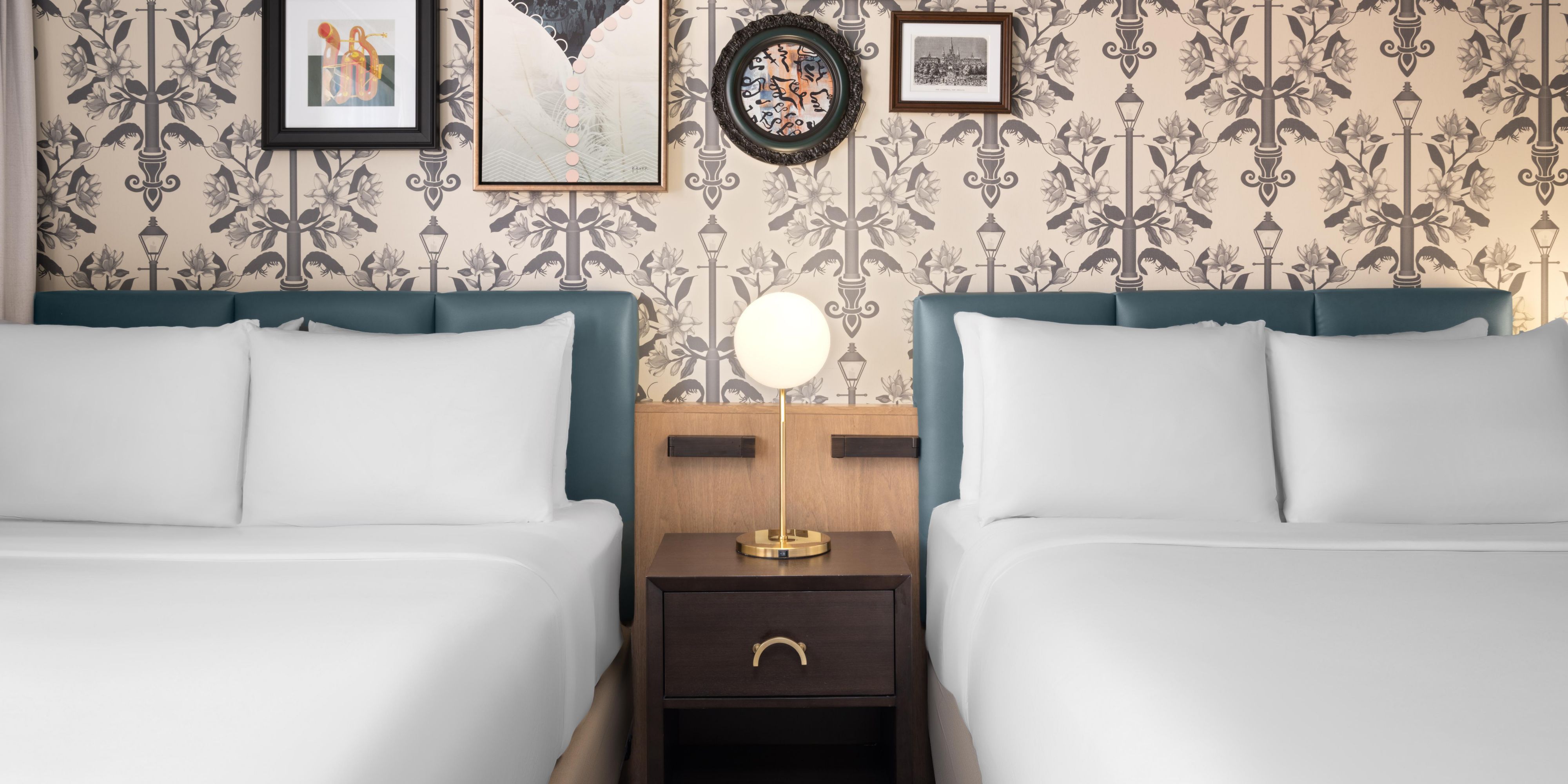 Comfort meets style in our spacious two-bed guestrooms.