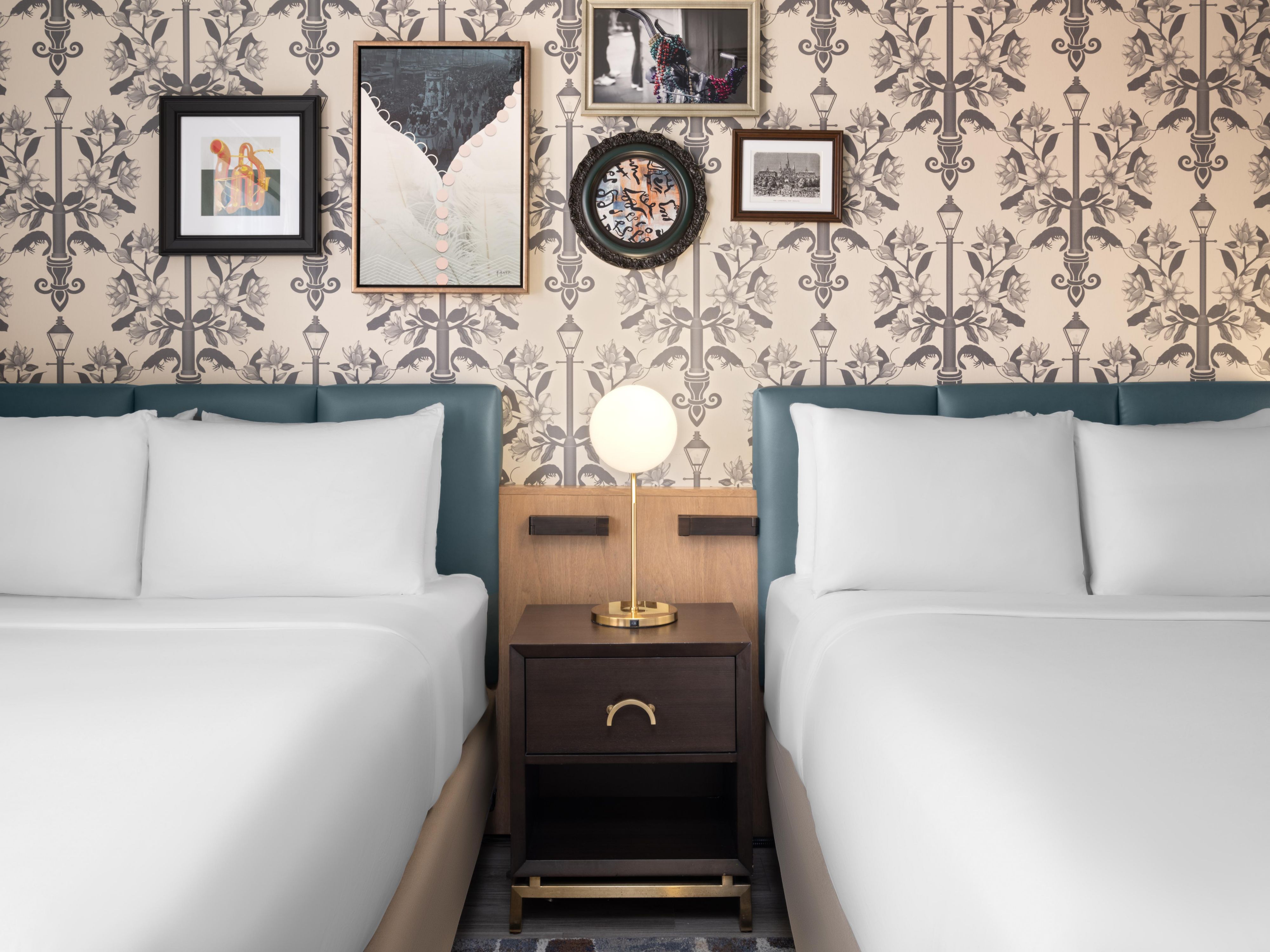 Comfort meets style in our spacious two-bed guestrooms.