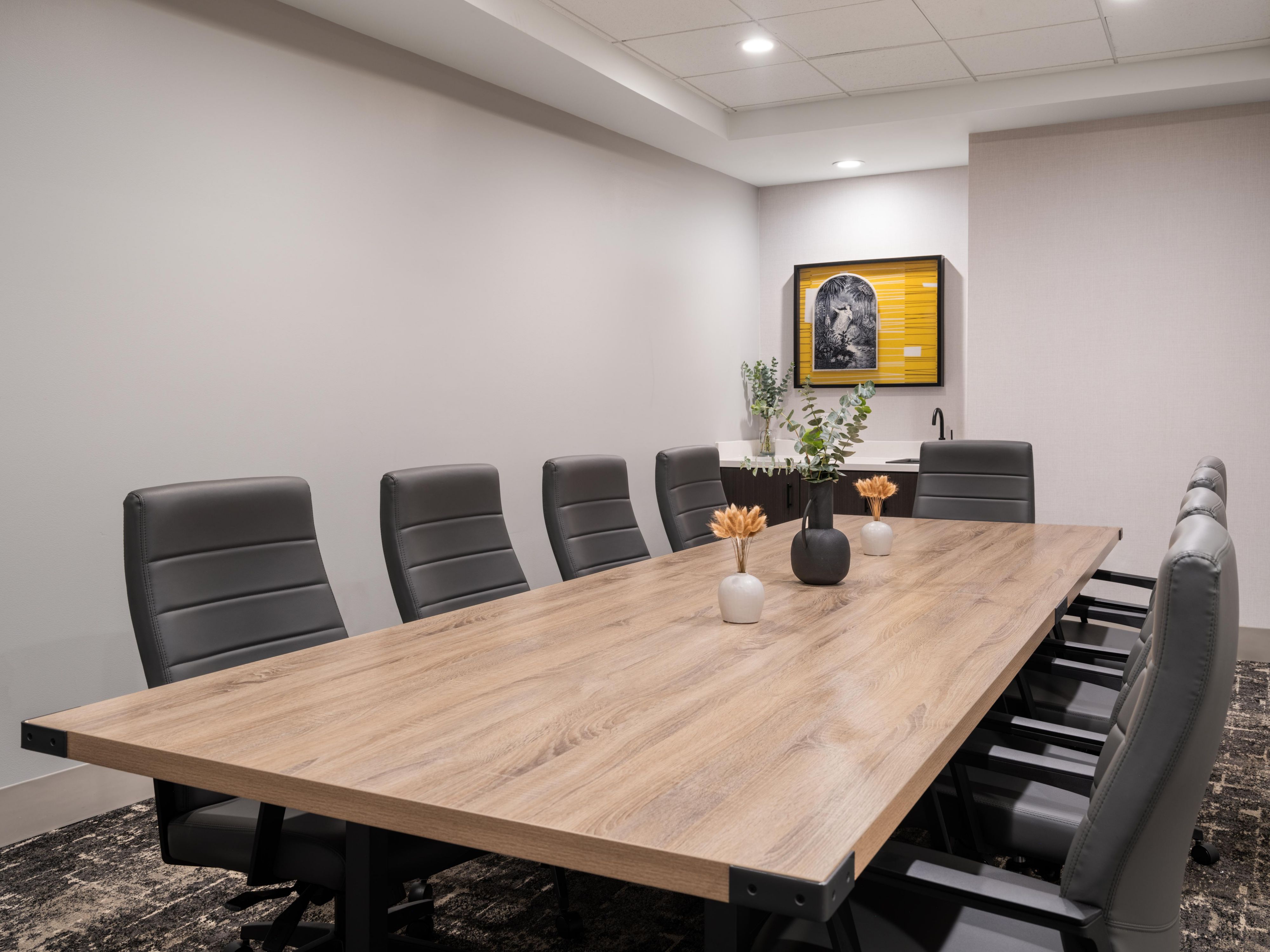 Board room style meeting room