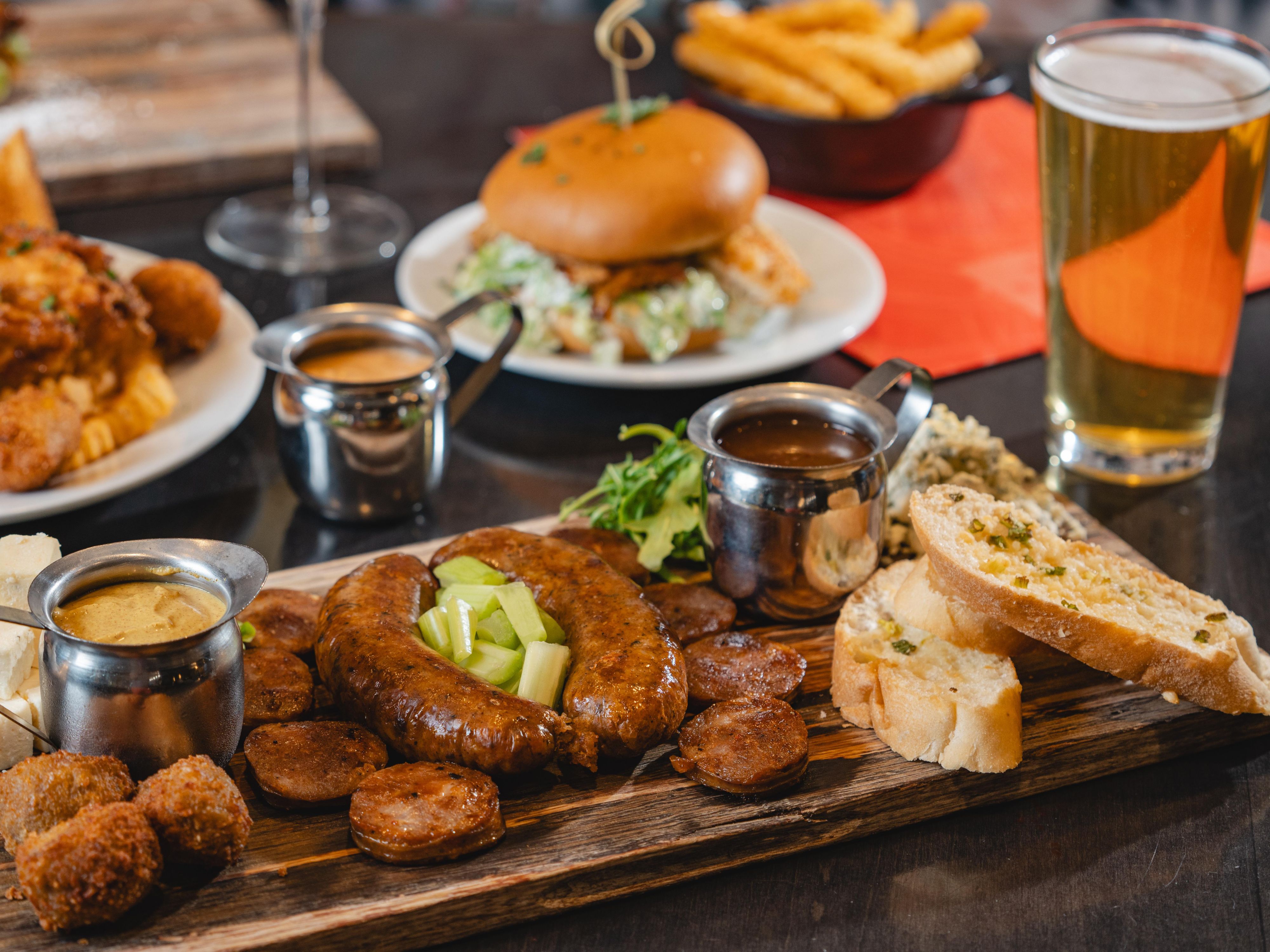 Experience bold Cajun flavors with our delicious charcuterie board