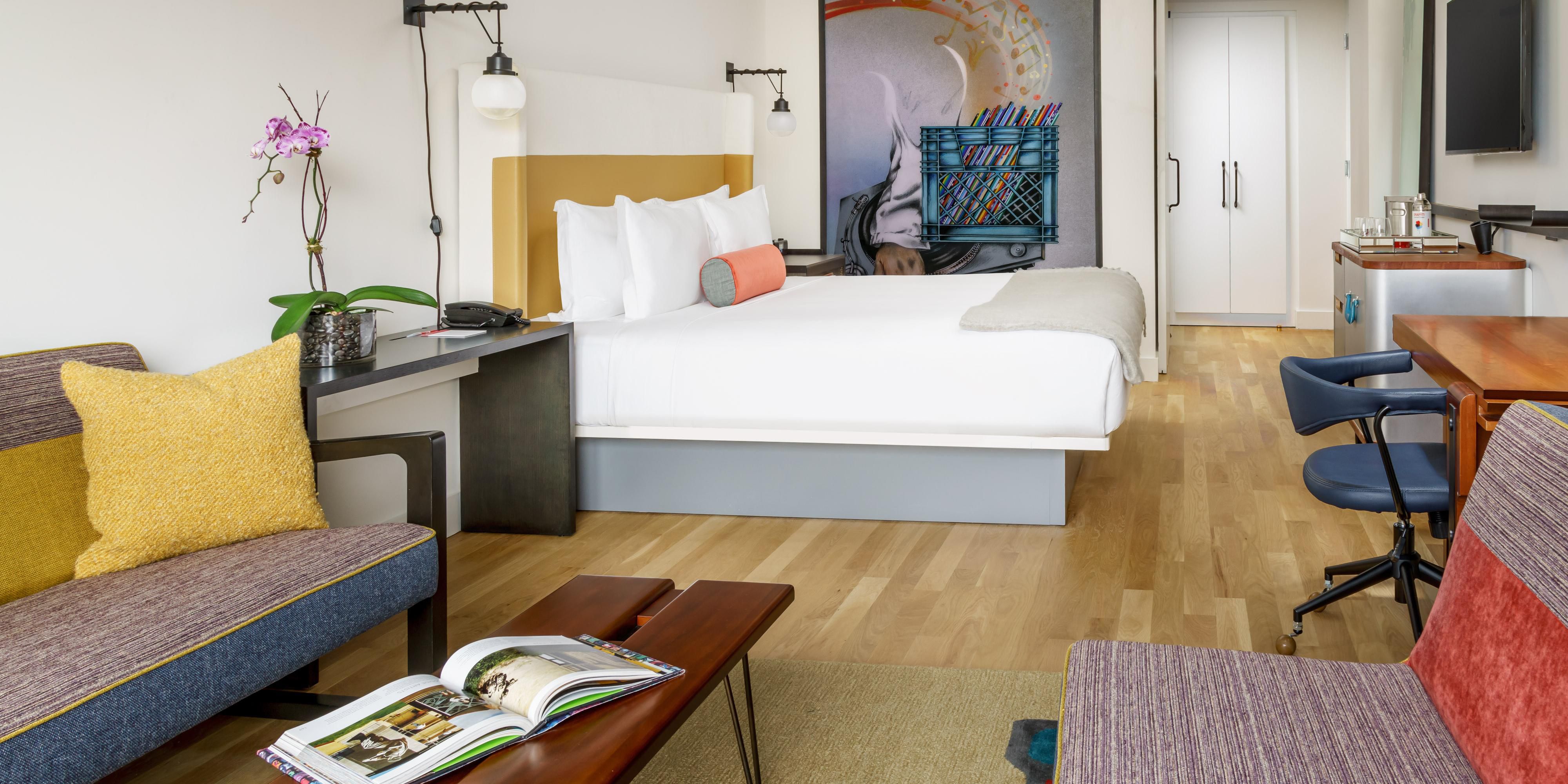 At the end of a long day, relax in our clean, fresh guest rooms.