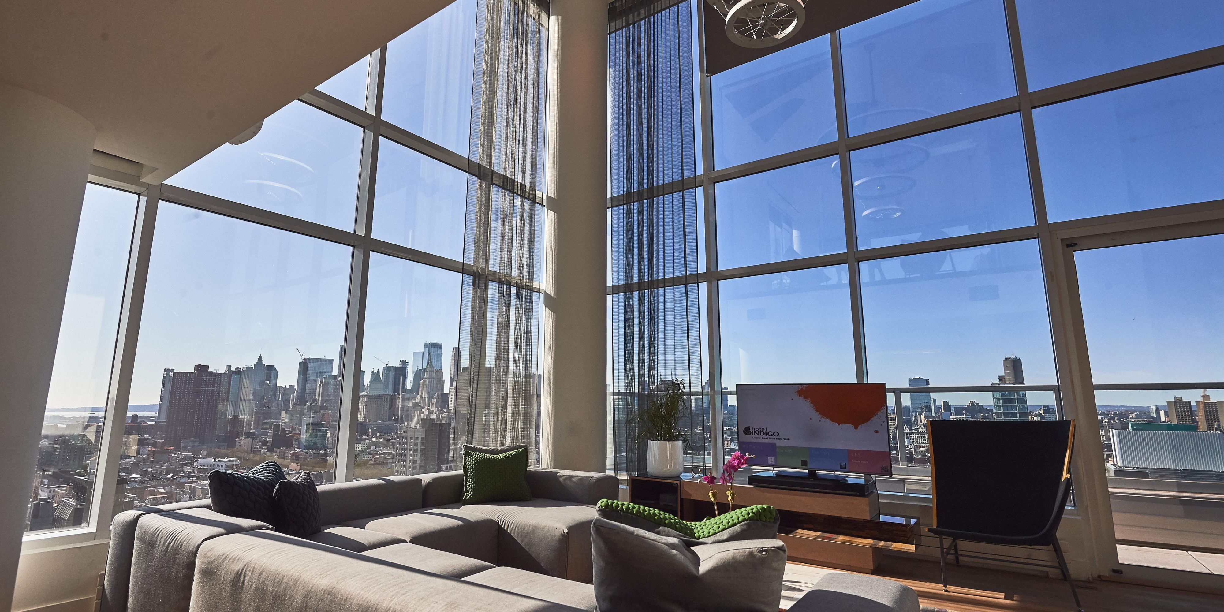 Experience home-like comfort with our separate living room.