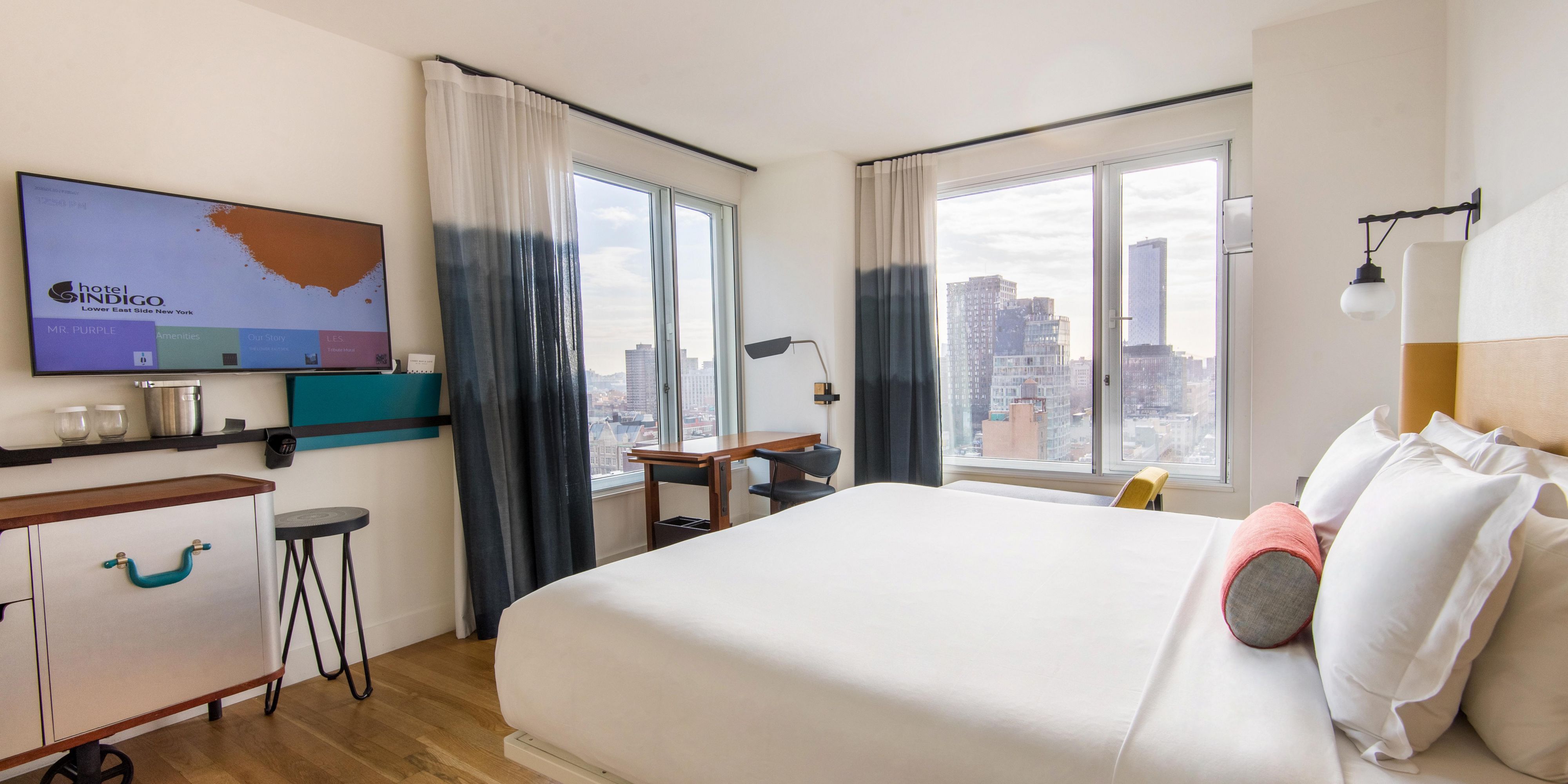 Relaxation starts here in our comfortable guest room.