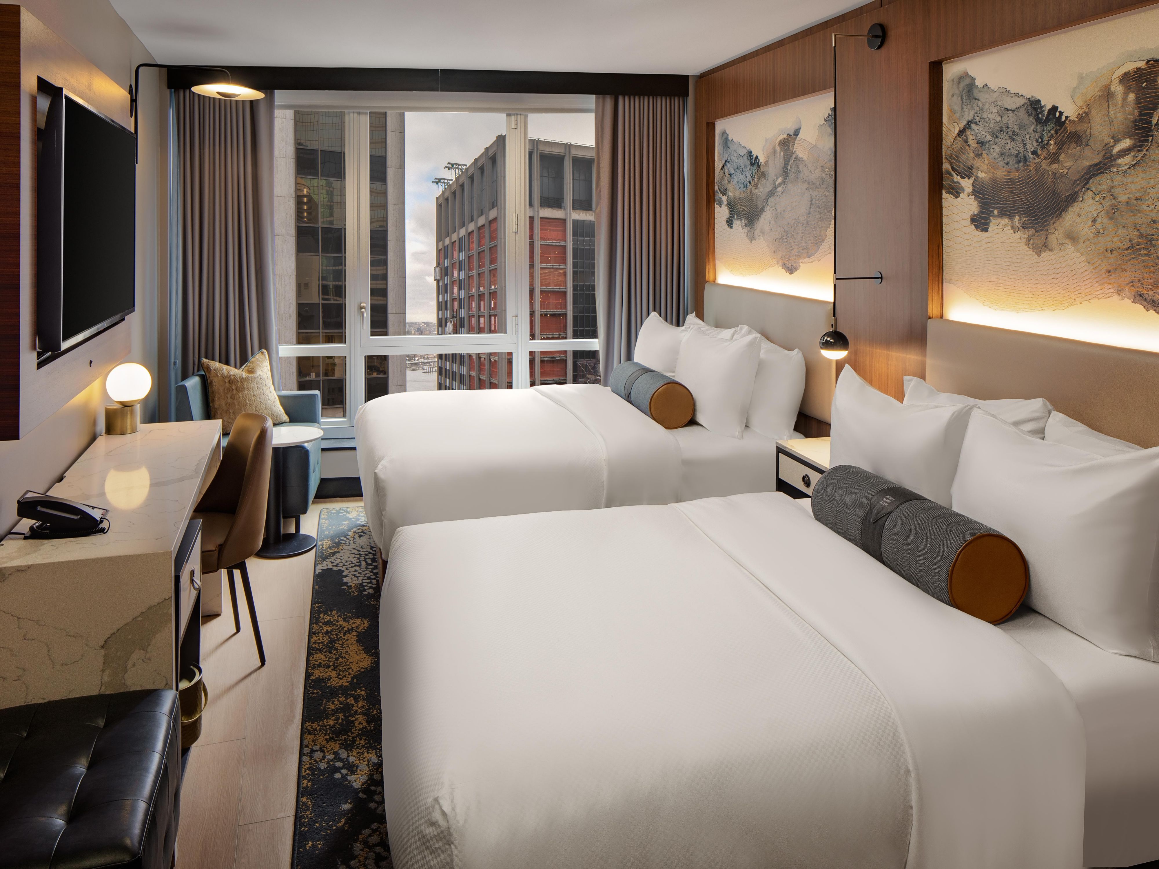 For extra space, book our elegant two Double Bed Guest Room