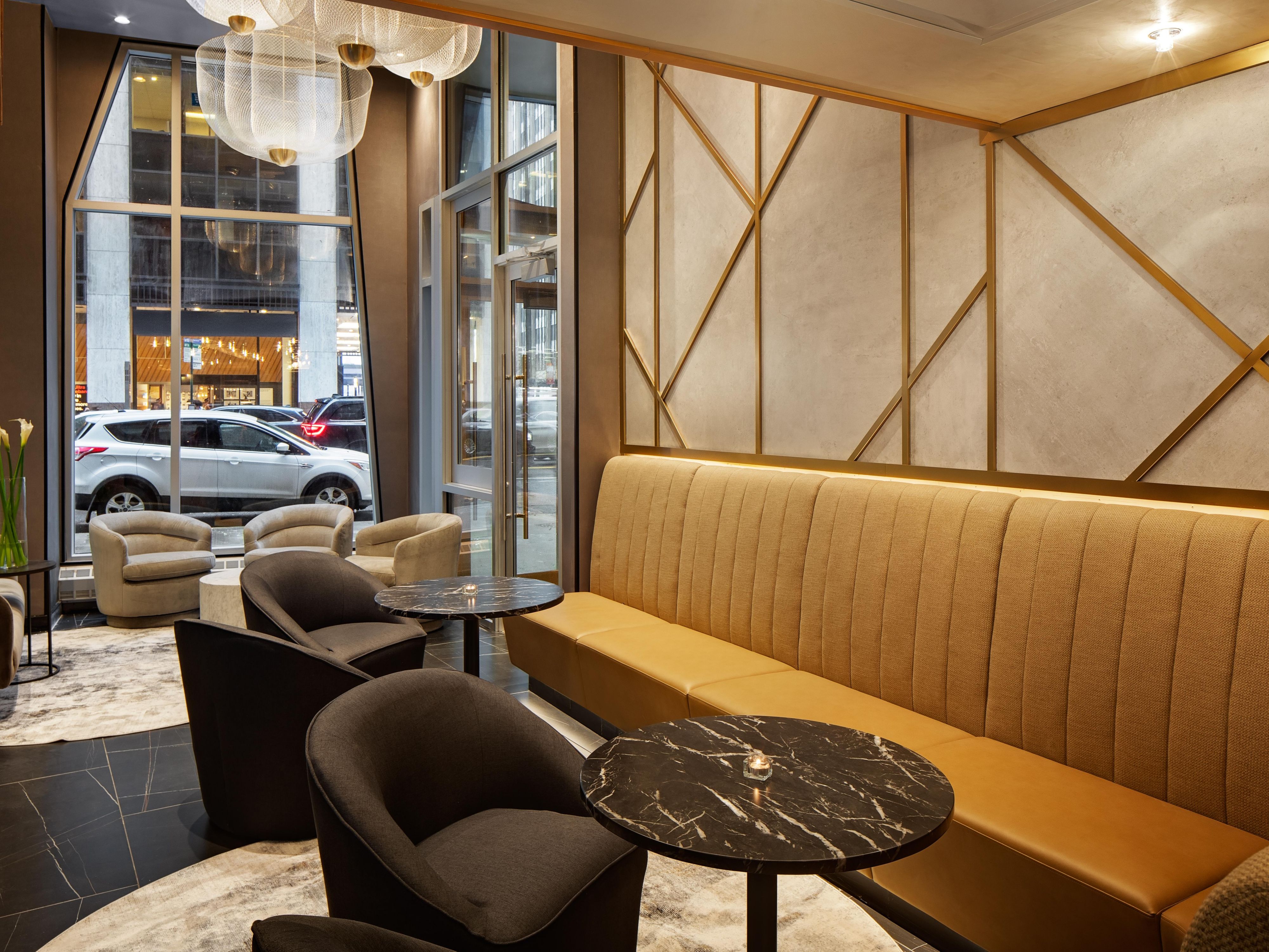 Relax with free Wi-Fi in our hotel lobby.