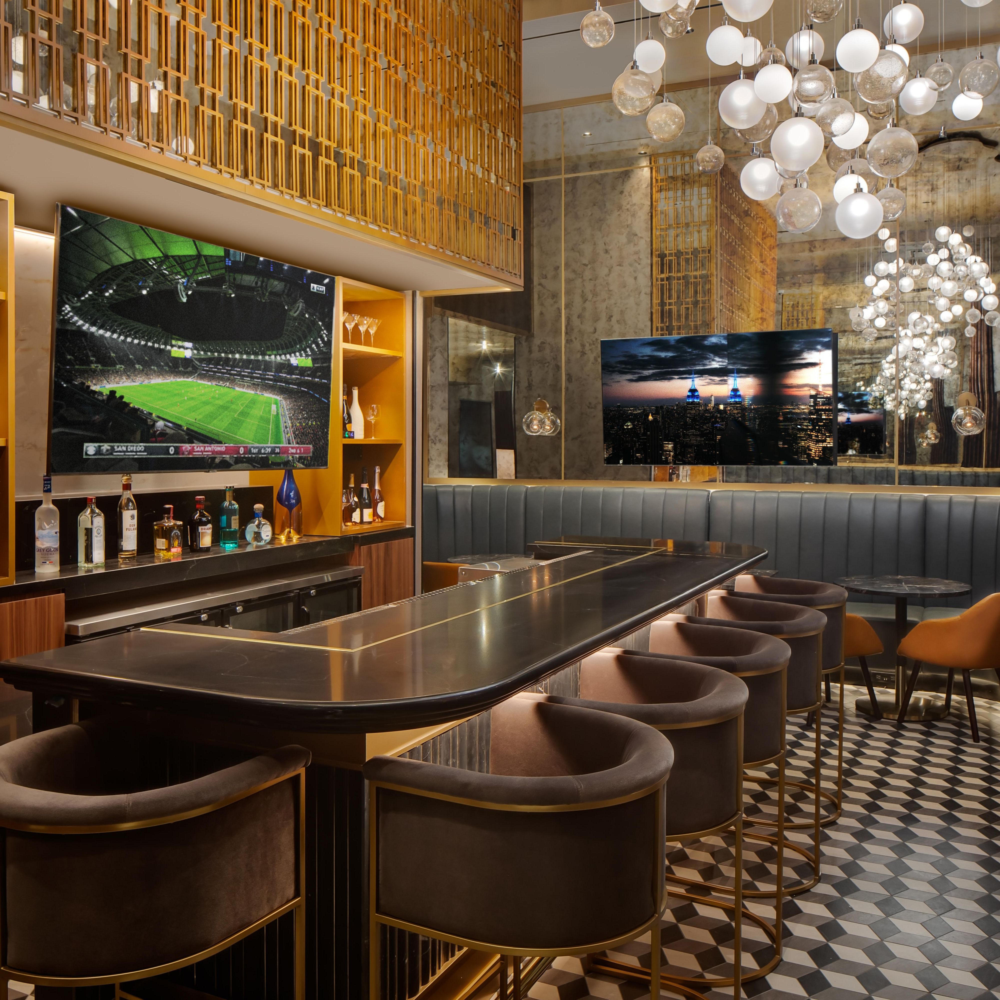 bar area