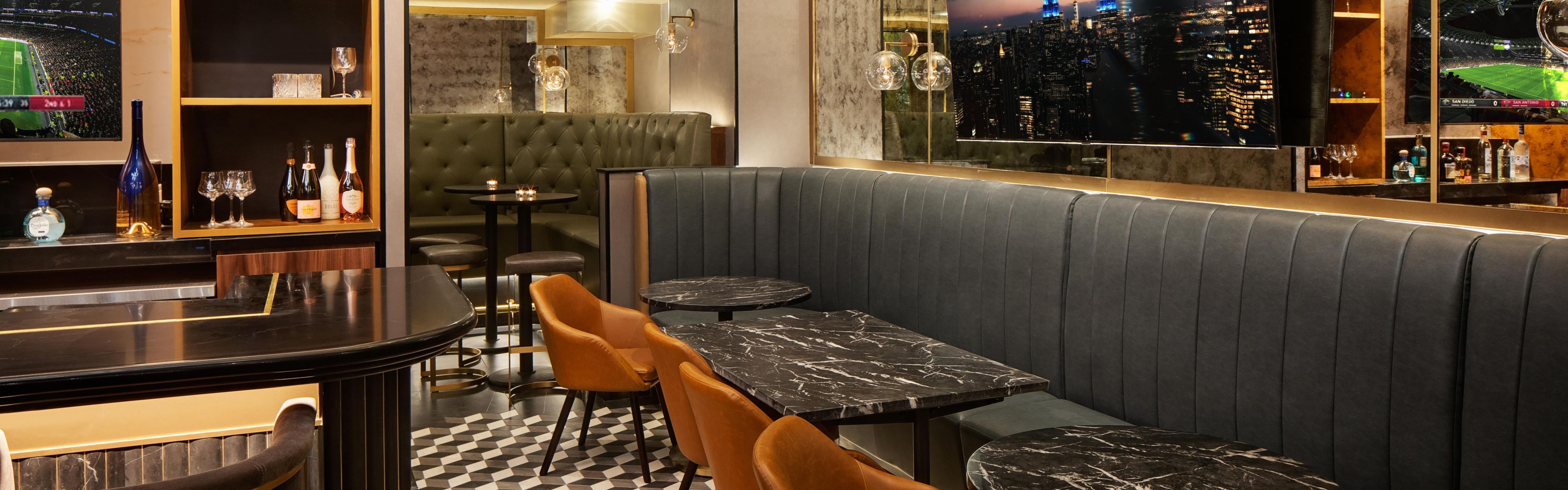 seating area at restaurant