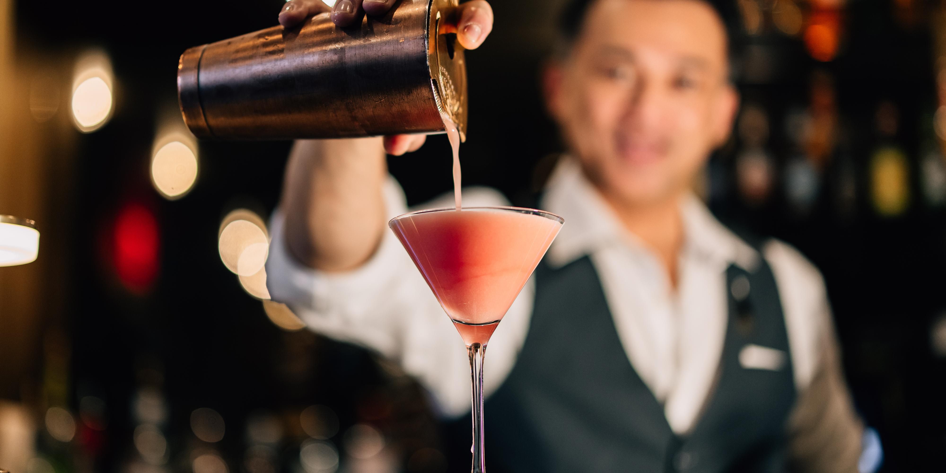 Craft cocktails at Highwater Rooftop Bar
