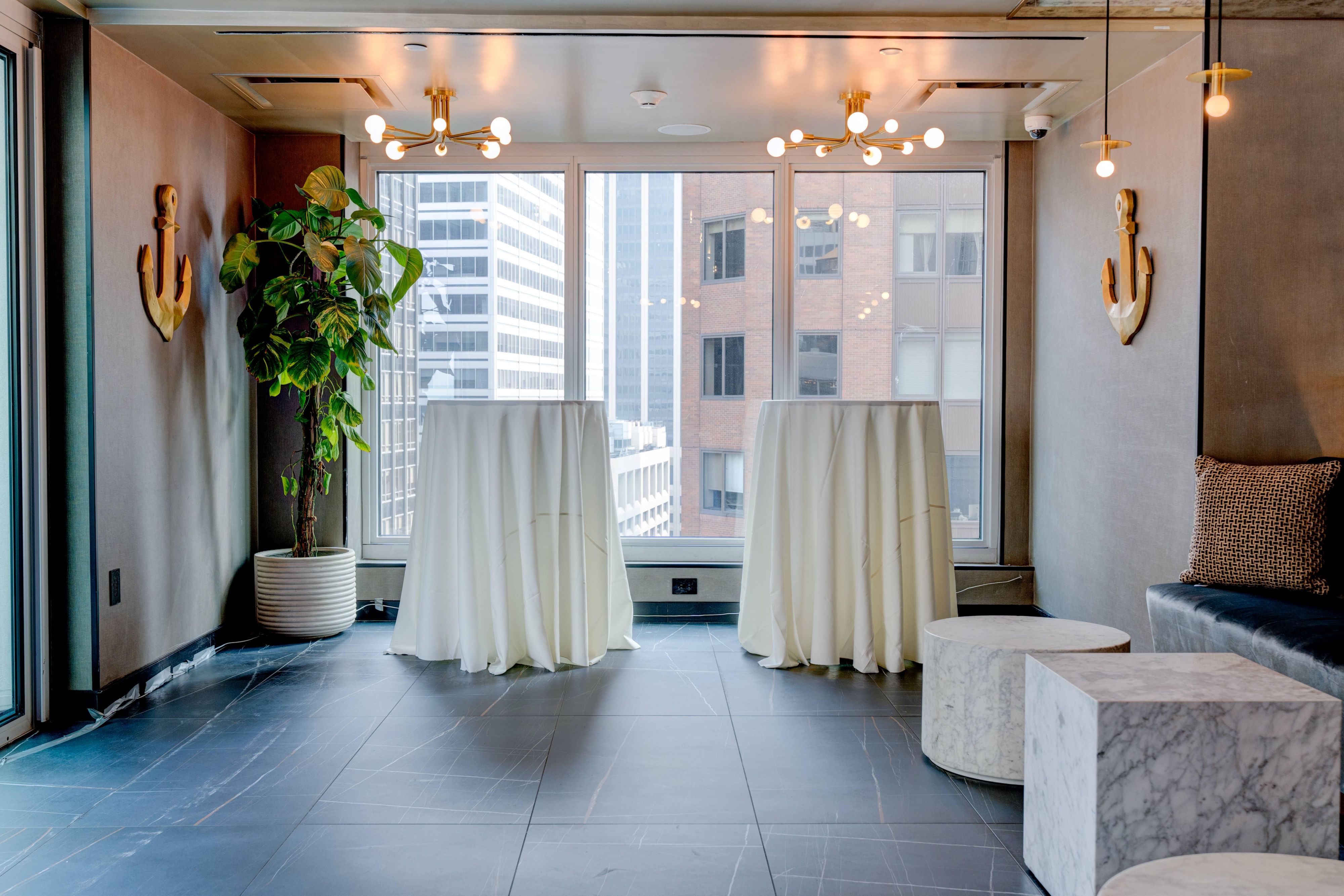 Water view meeting room