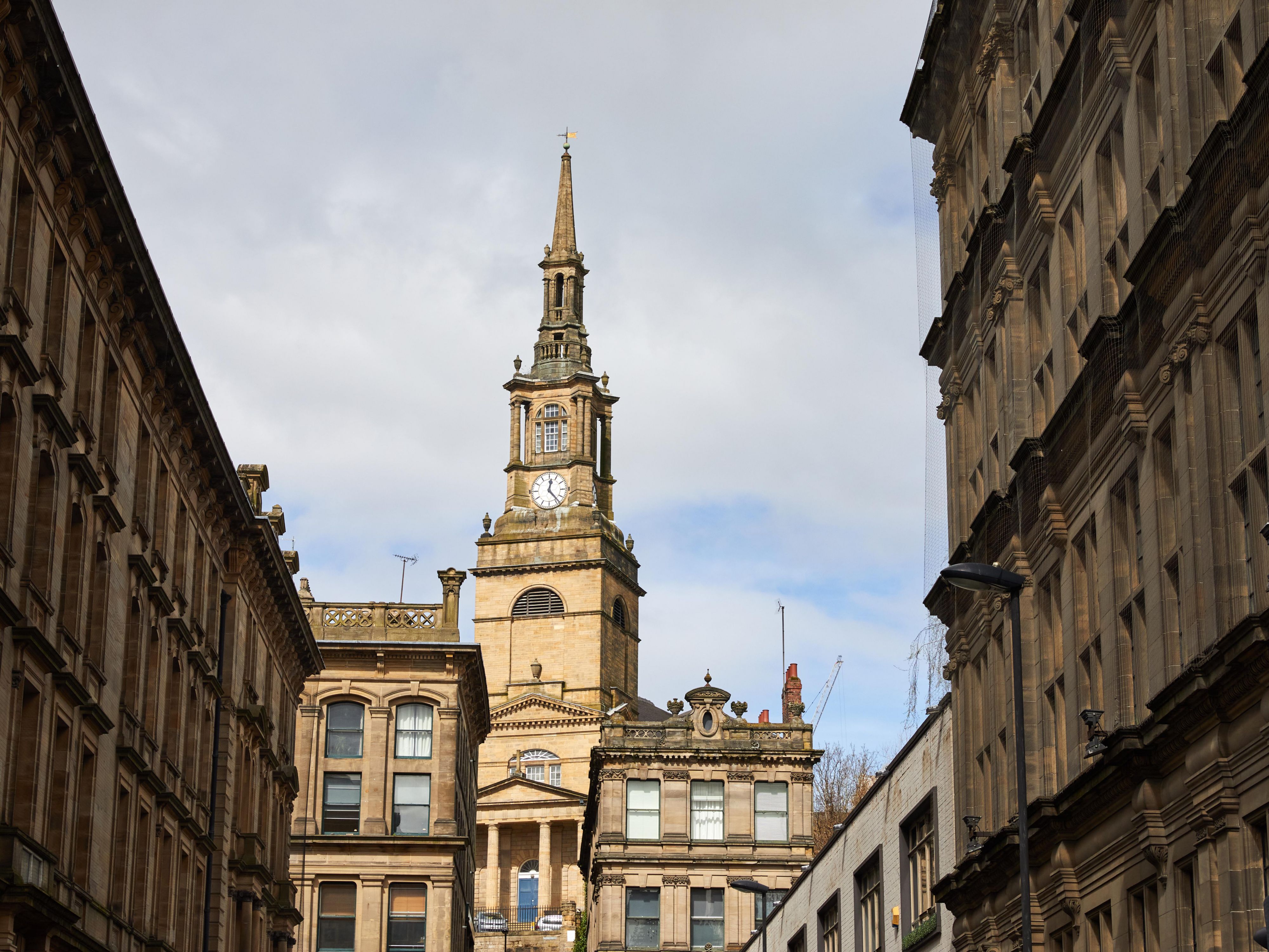 All Saints' Church located on Newcastle Quayside