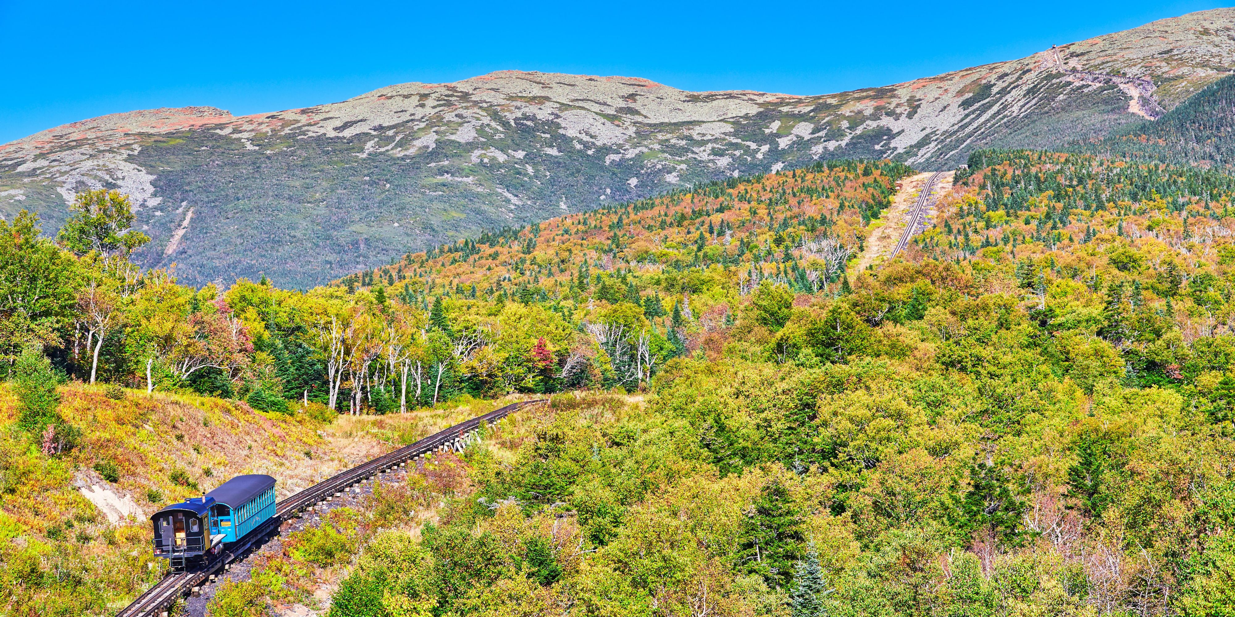 Go for a mountain ride on the nearby Conway Scenic Railroad.