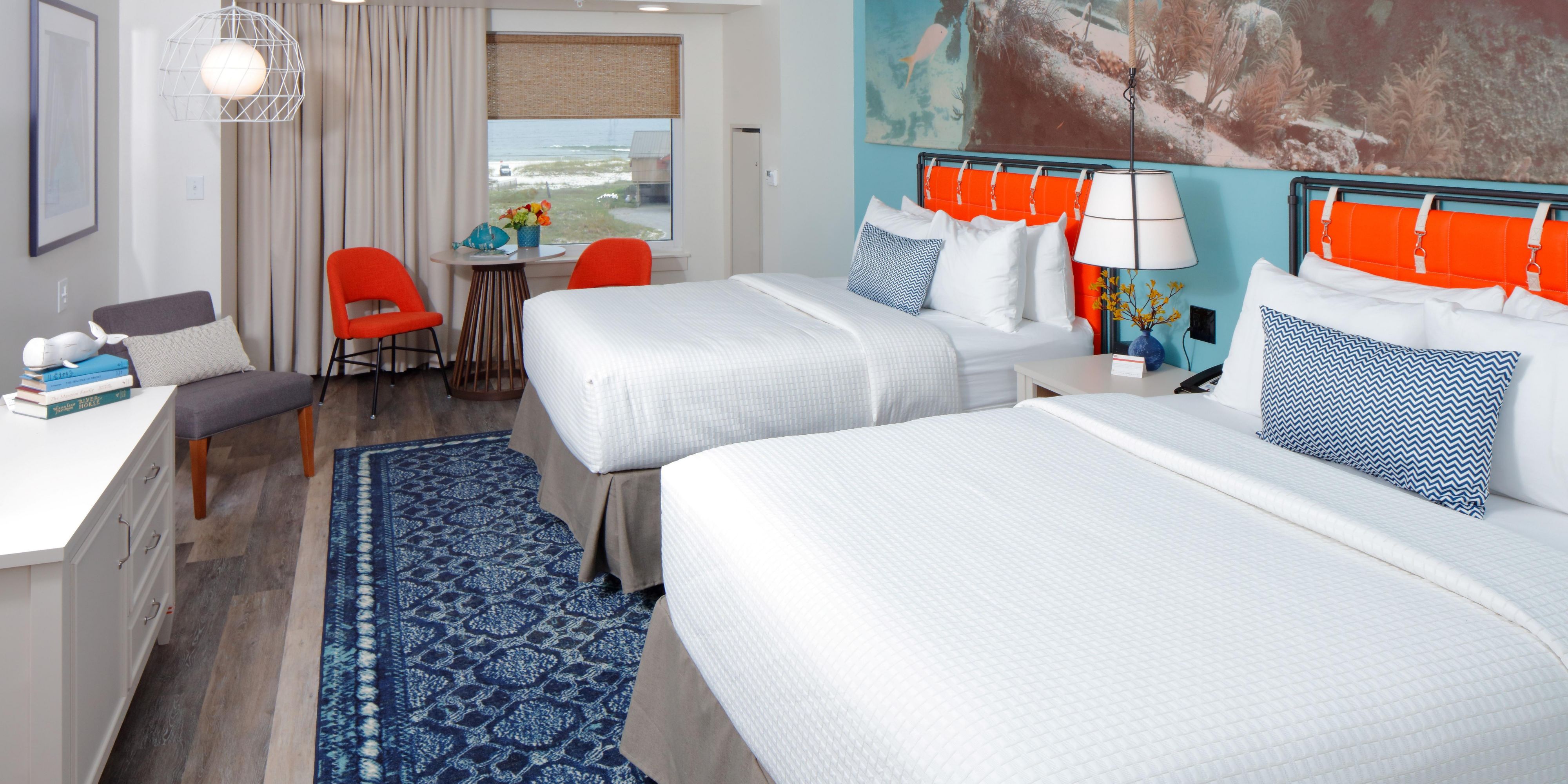 Spacious rooms with 2 Queen Size Beds