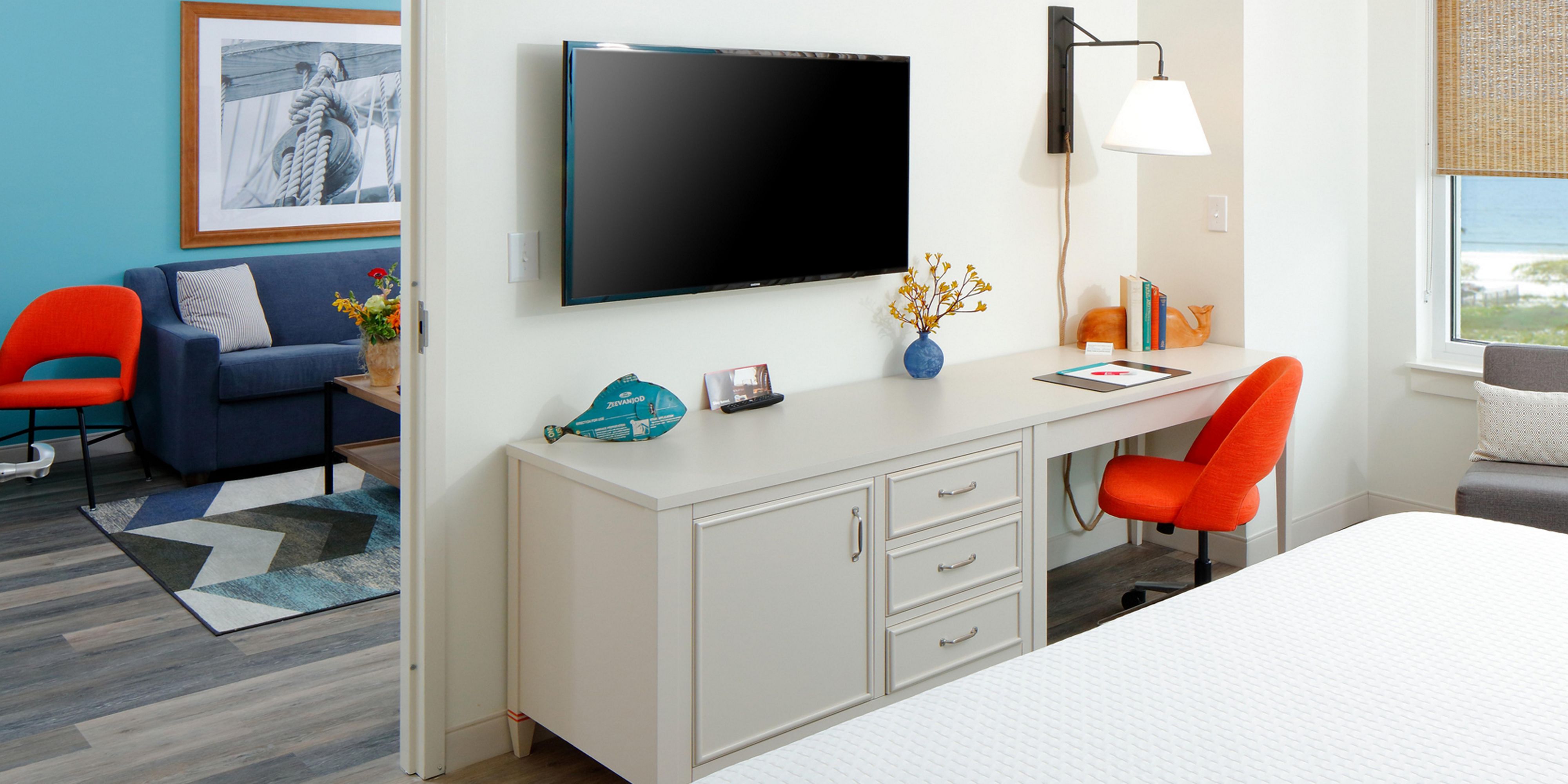 Our spacious suites offer a seperate living room area