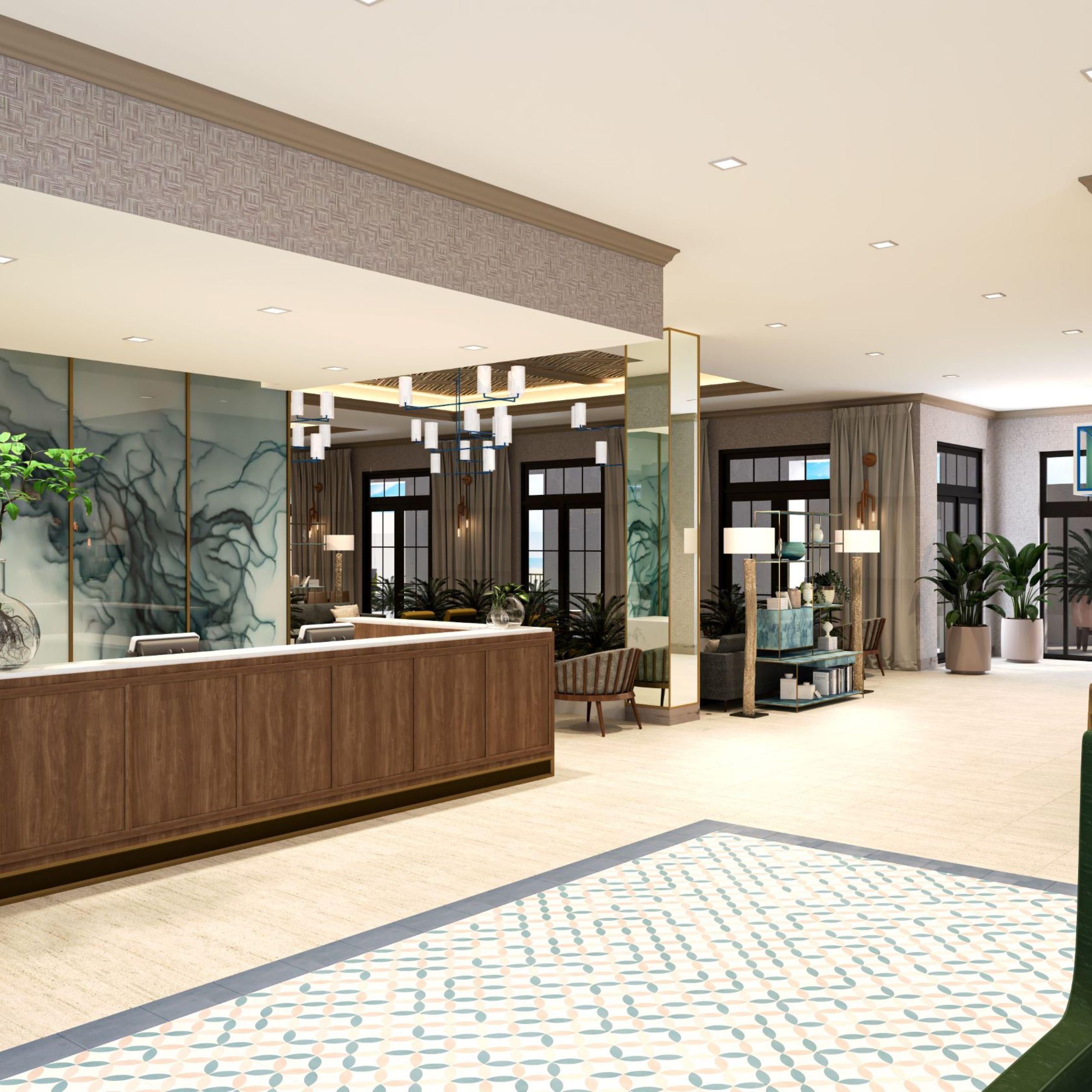 Hotel Indigo hình phác họa ngoại thất