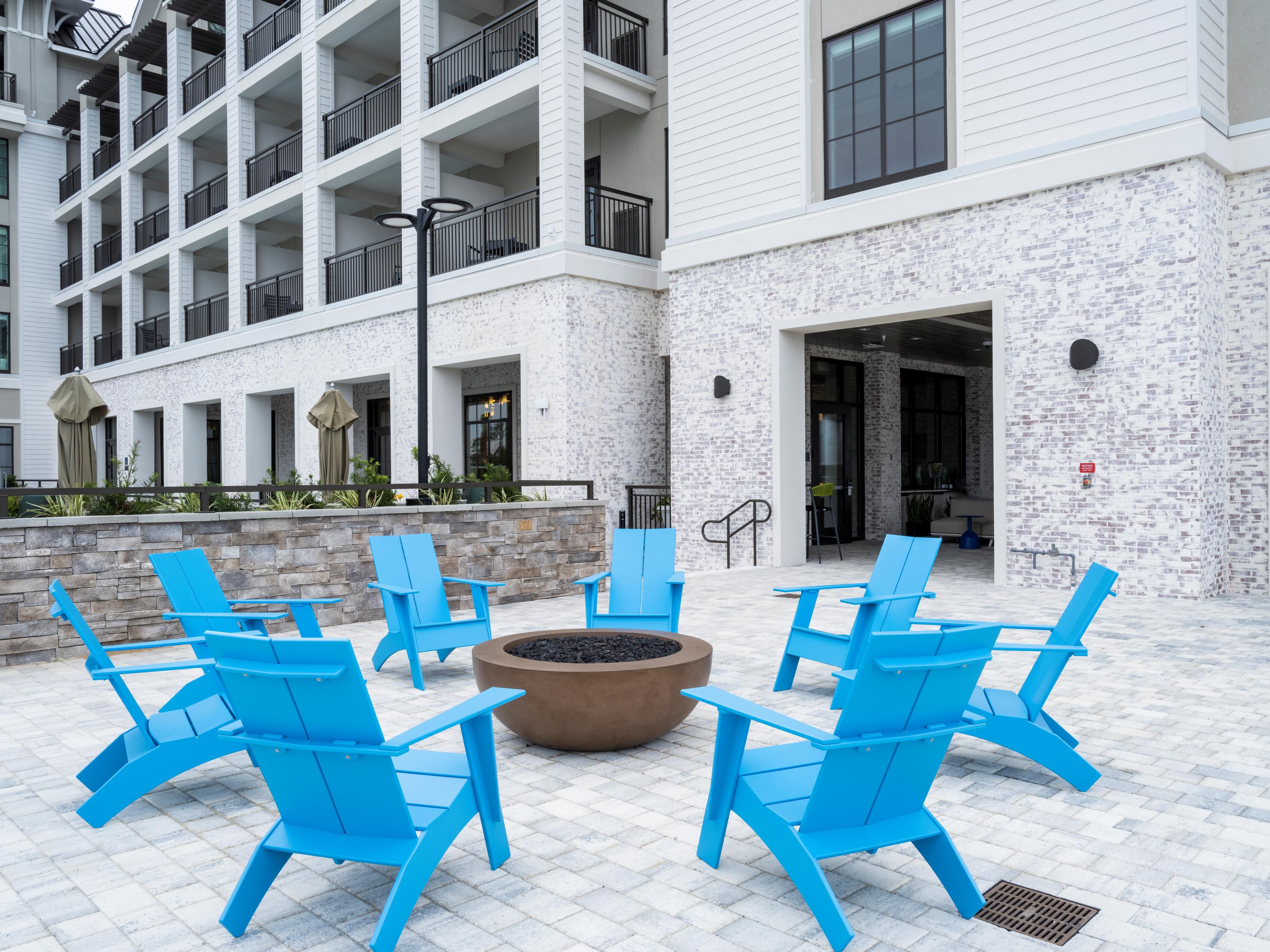 Sit back and relax by the fire on our inviting outdoor patio.