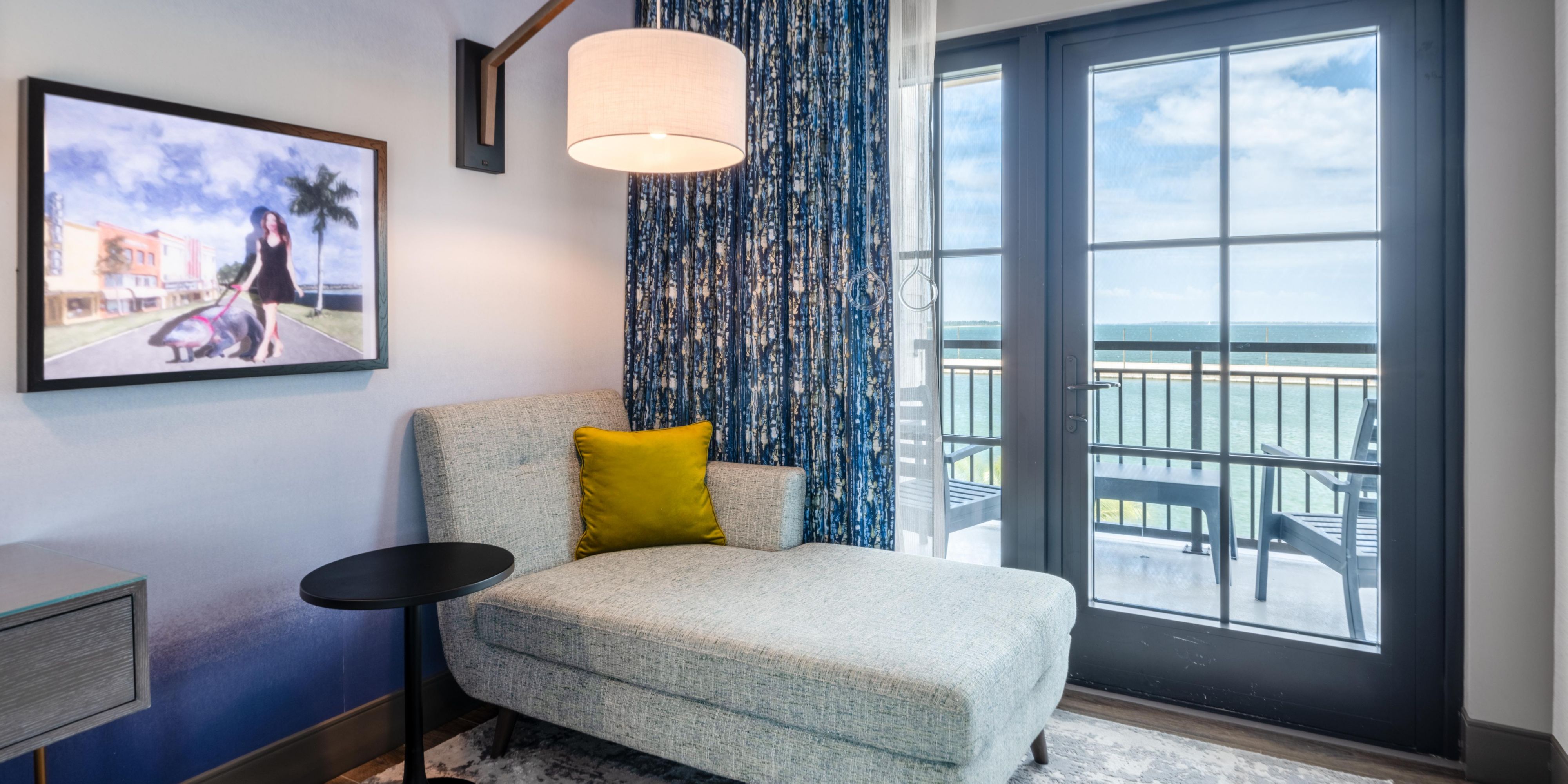 Start your day at our Panama City hotel with bay views.