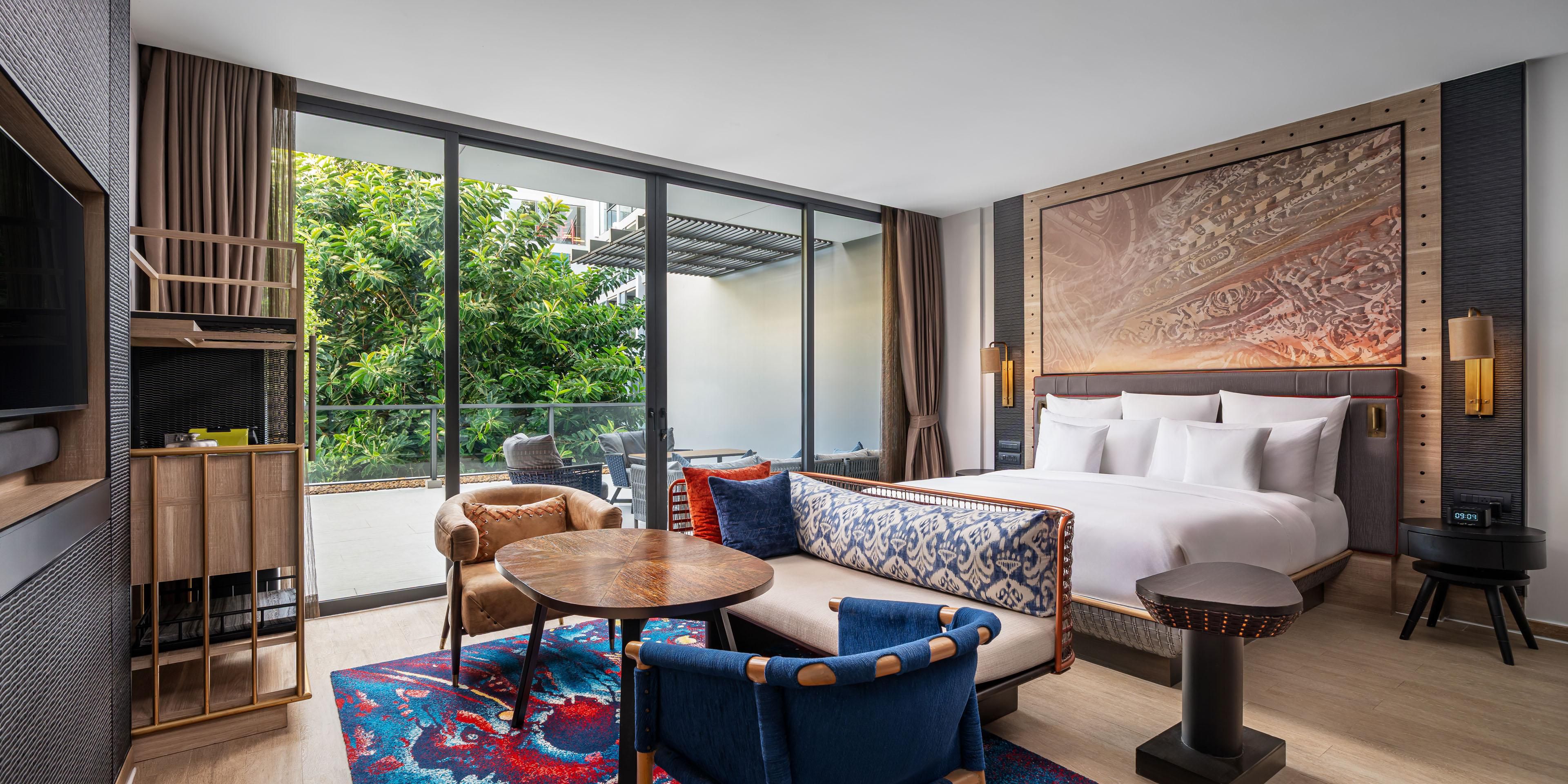 1 King Suite Terrace Access Garden View