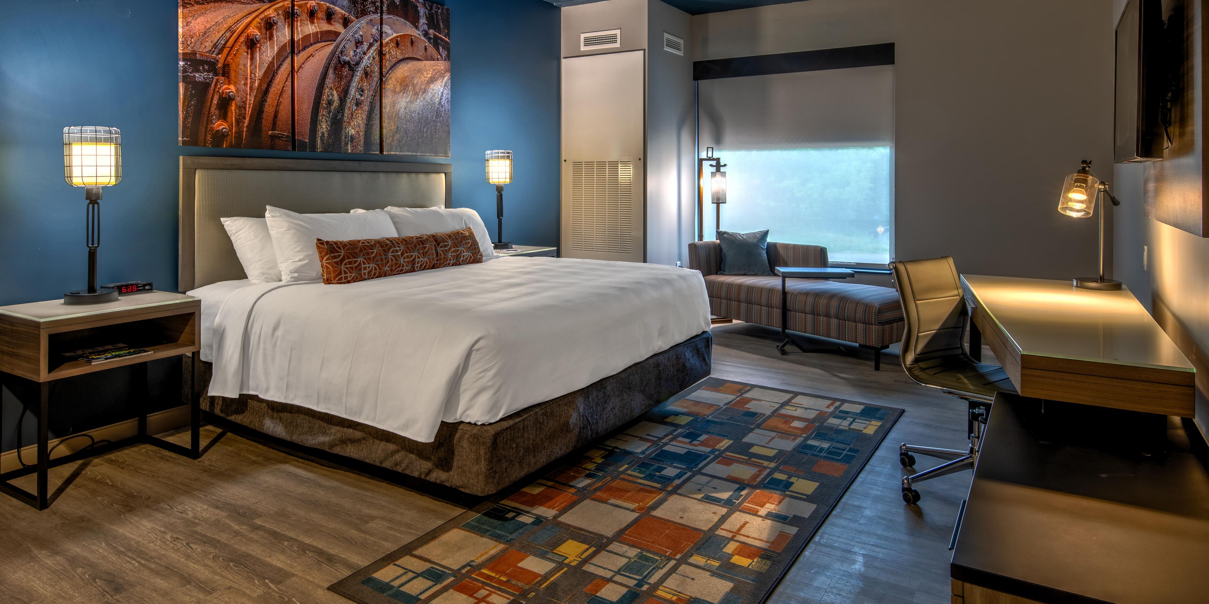 Our king standard guestroom is spacious for your travel needs.