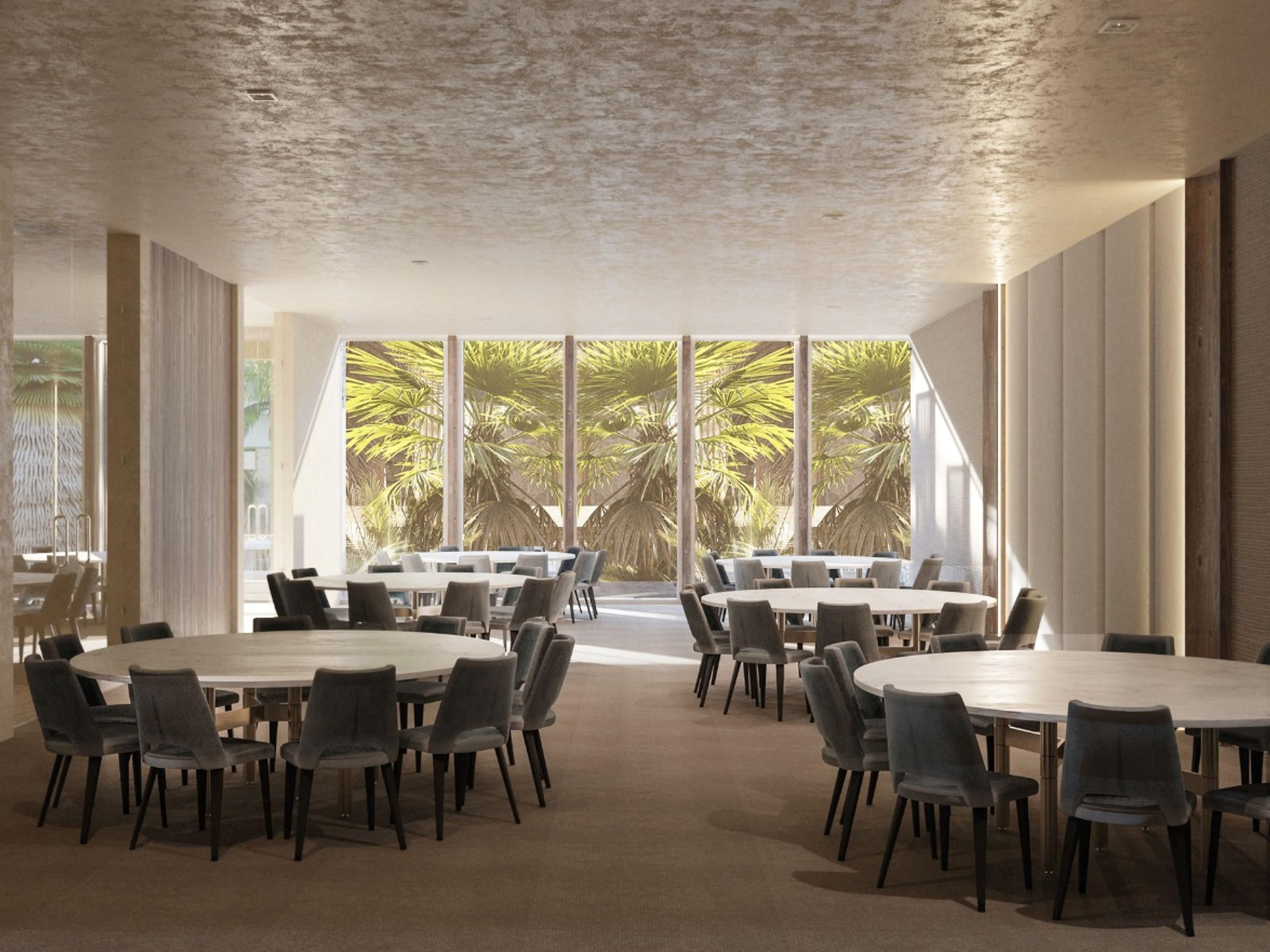 Our indoor rooftop venue hosts up to 100 guests in a refined, climate-controlled space with floor-to-ceiling windows and stunning views of the city and ocean. Featuring on-site catering, AV equipment, and dedicated sales support, it’s ideal for private events, meetings, and celebrations.