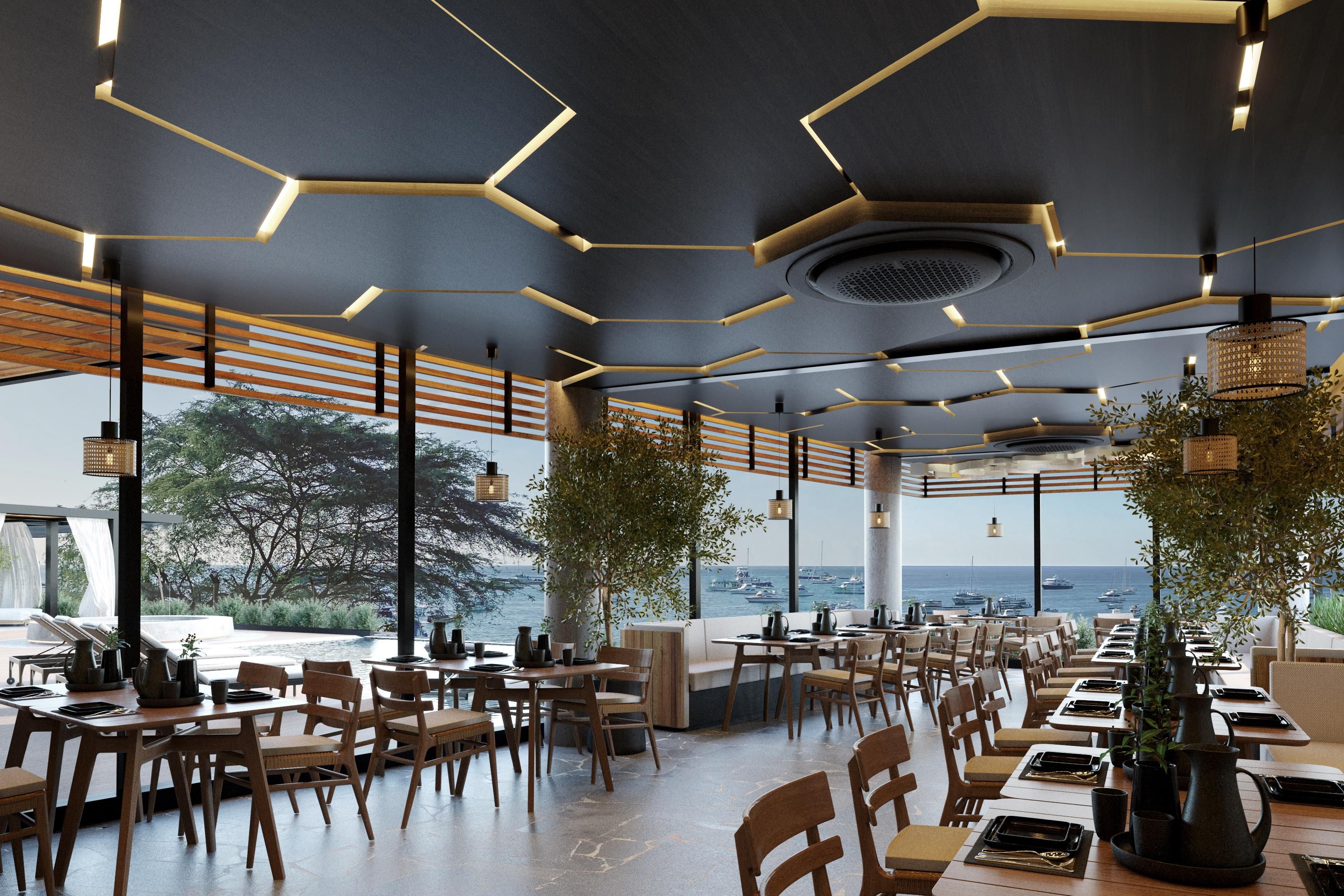 Enjoy a fusion of global and local island cuisine in a playfully elegant ambiance with gorgeous ocean views at Darwin's Secret. Inspired by the flavors and colors of the Galapagos Islands, our restaurant offers a relaxing vibe for eating and socializing. The eclectic menu offers locally sourced food, artisan cocktails, beer, and wine. 