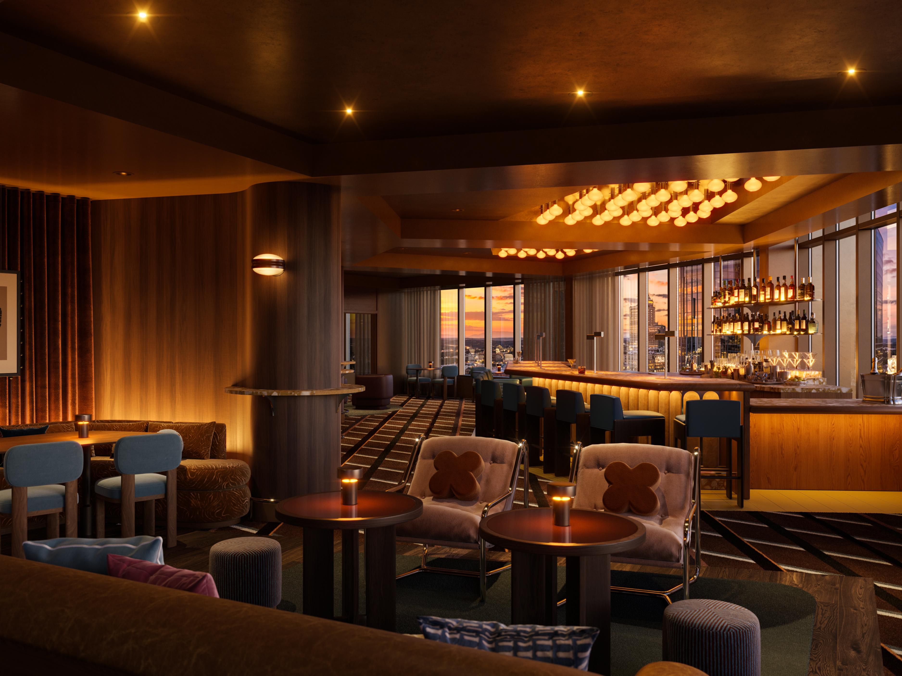 Sunset Cocktails and Skyline Views at High Ground