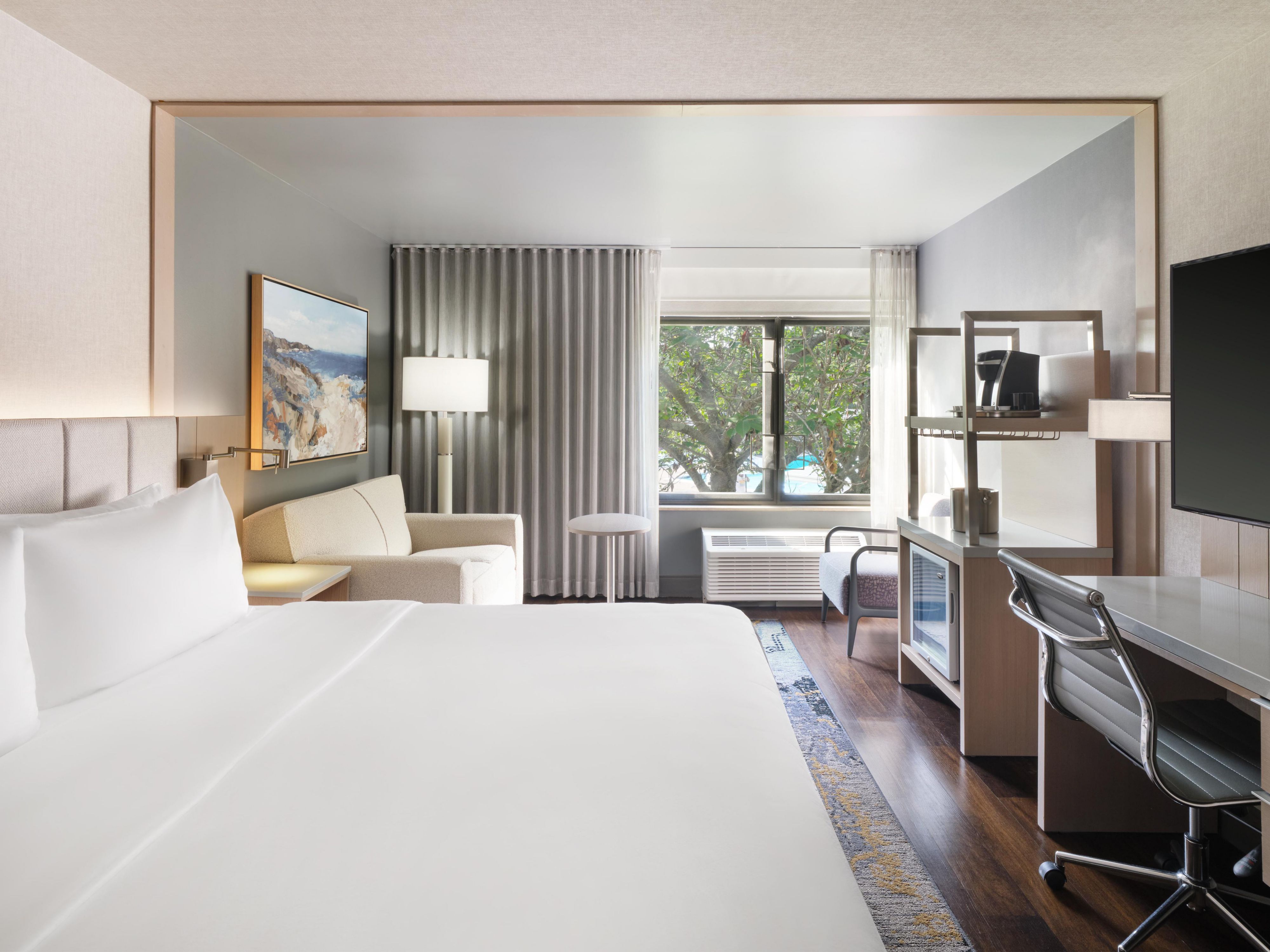 Our guest rooms are thoughtfully designed, spacious & always clean