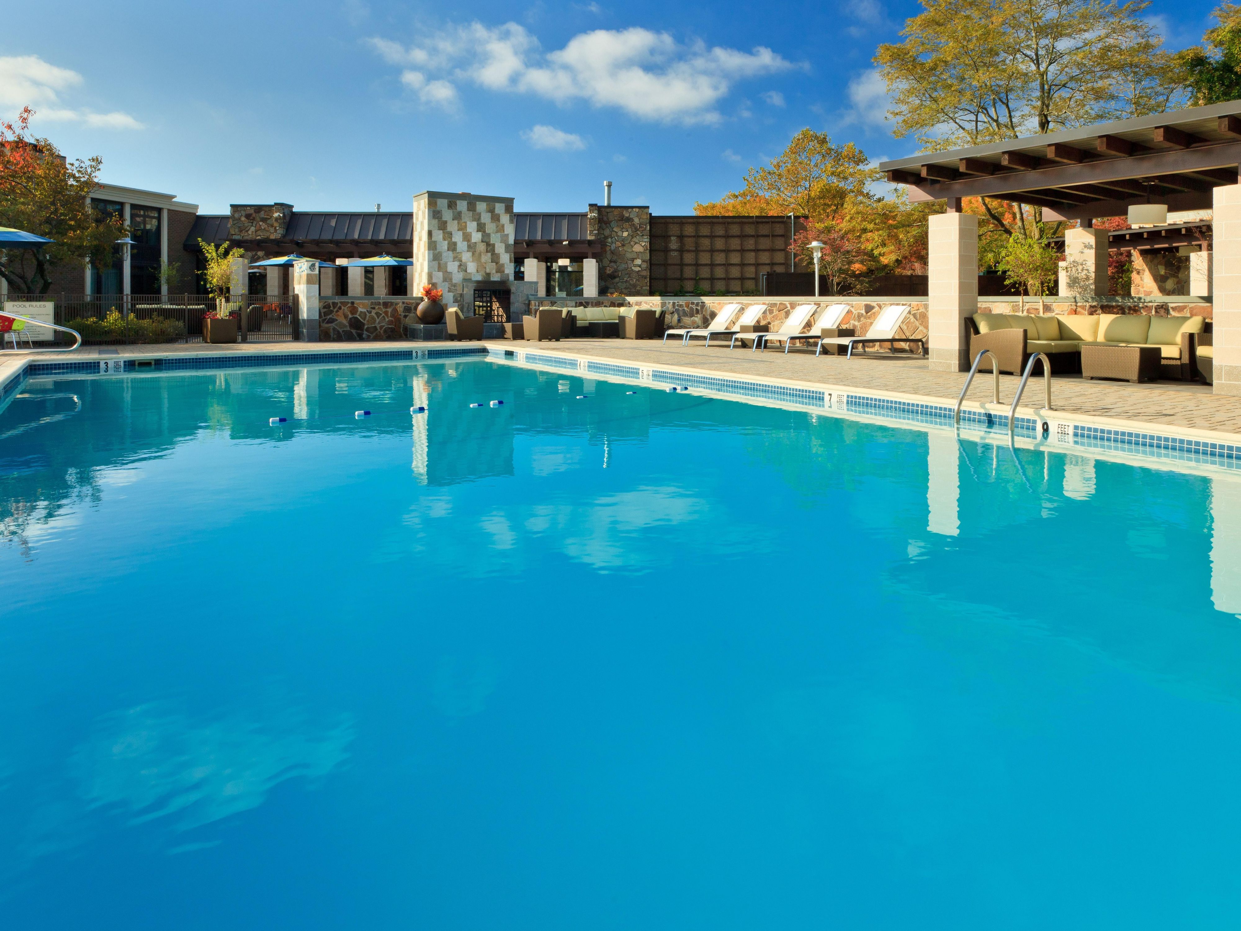 Beat the Long Island heat and stay cool by our outdoor pool