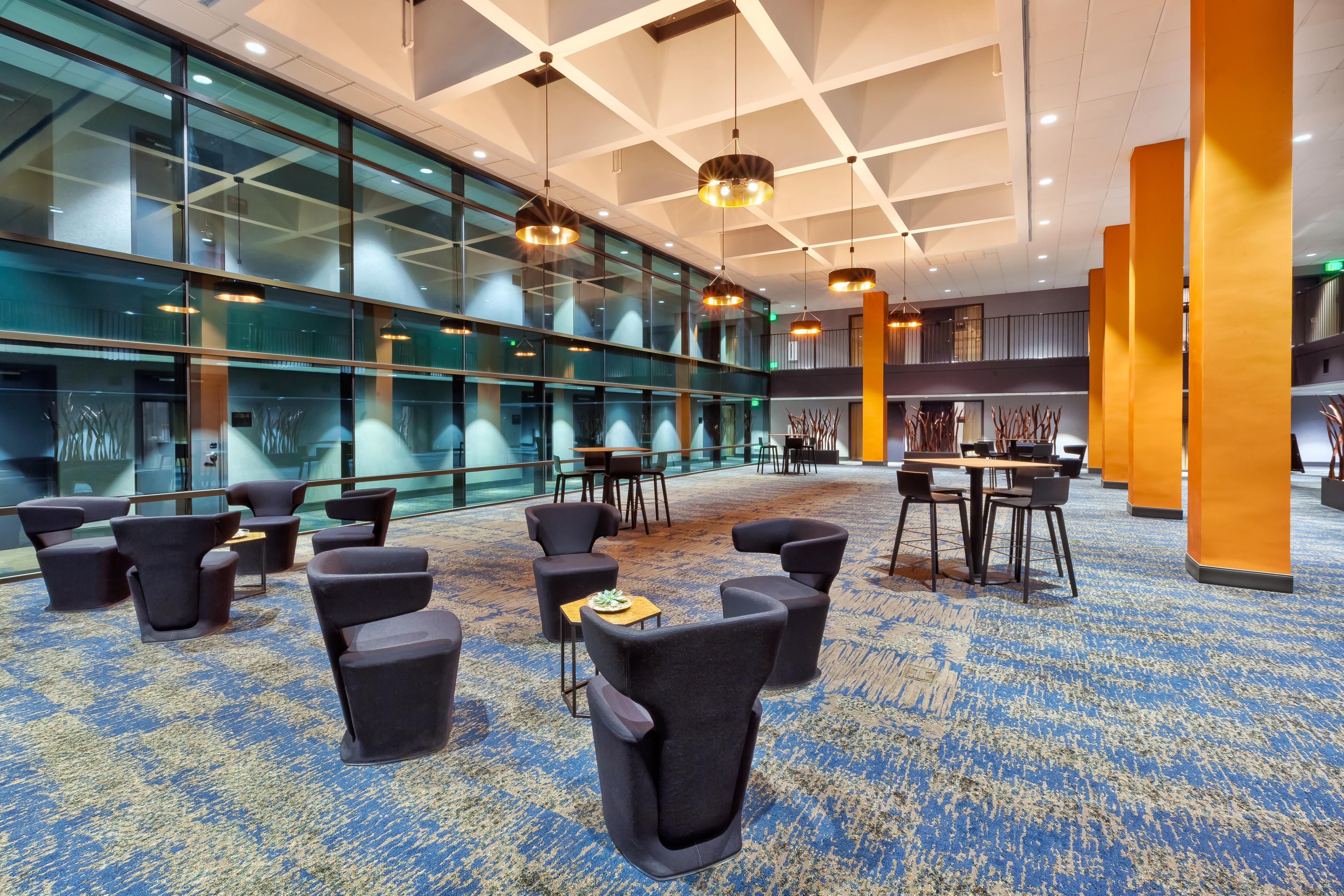 Enjoy the convenient location of the Hotel Indigo Rochester. We are close to Mayo Civic Center, National Volleyball Center, Graham Arena & right across the street you will find historic 3rd St. featuring local eateries & shopping. Here for Business? Our location provides easy access to Mayo Clinic, Seneca Foods, IBM, McNeilus, Crenlo & more.
